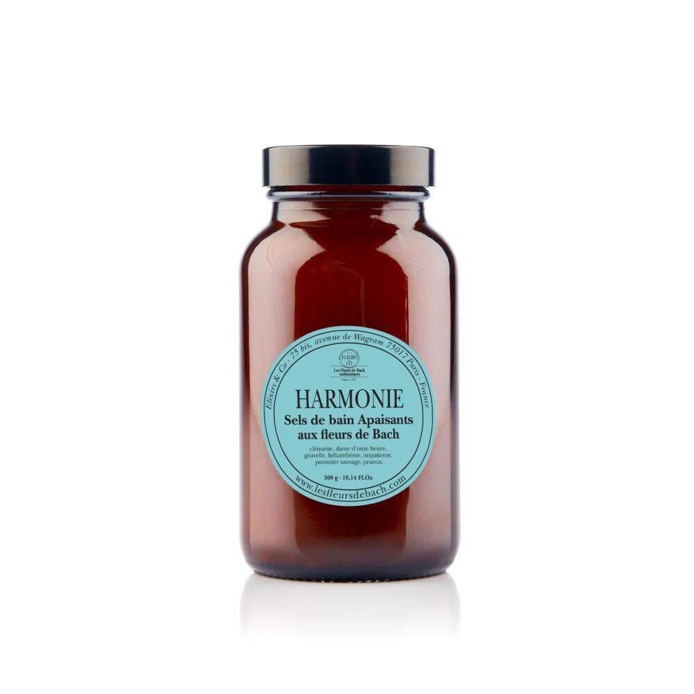 ELIXIRS & CO Les Fleurs de Bach Harmonie Sels de bain Apaisants