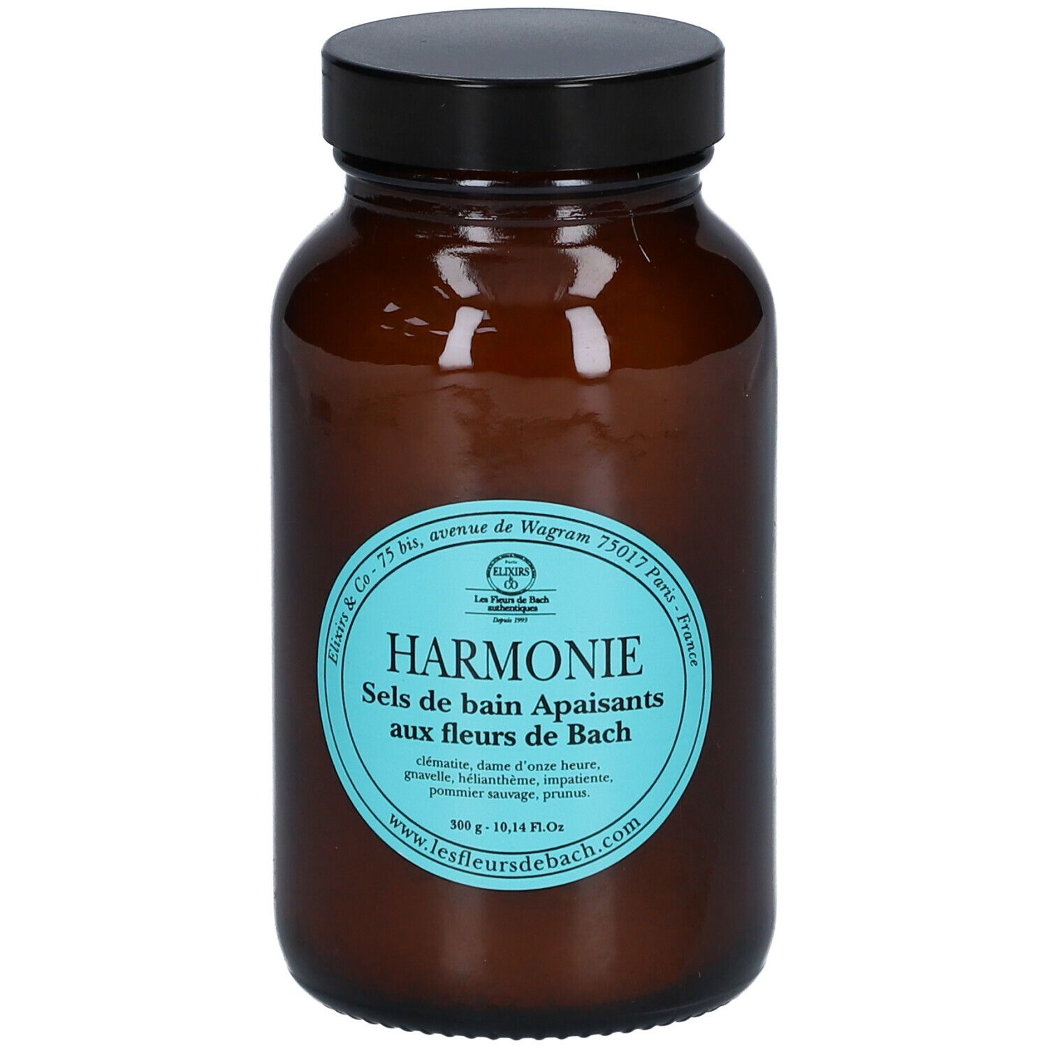 ELIXIRS & CO Les Fleurs de Bach Harmonie Sels de bain Apaisants