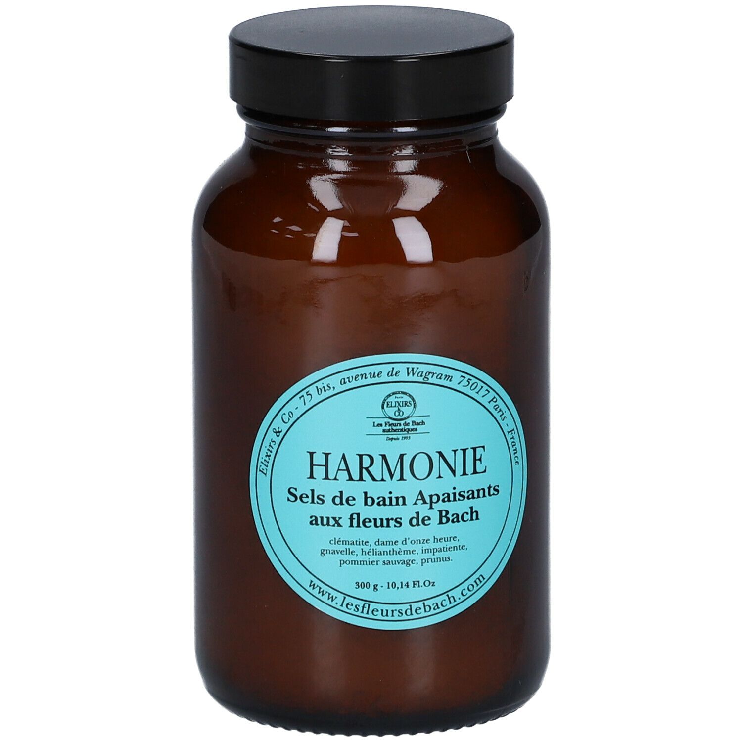 ELIXIRS & CO Les Fleurs de Bach Harmonie Sels de bain Apaisants