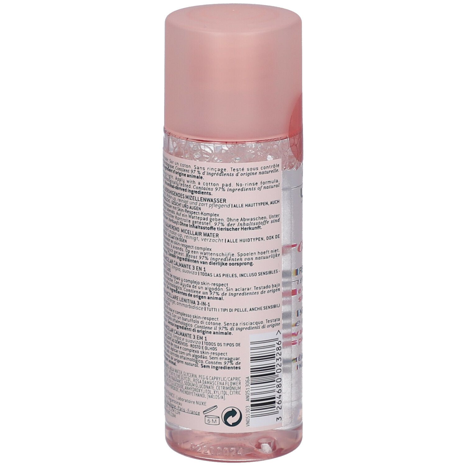 NUXE Very Rose Eau Micellaire Apaisante 3-en-1 Toutes peaux