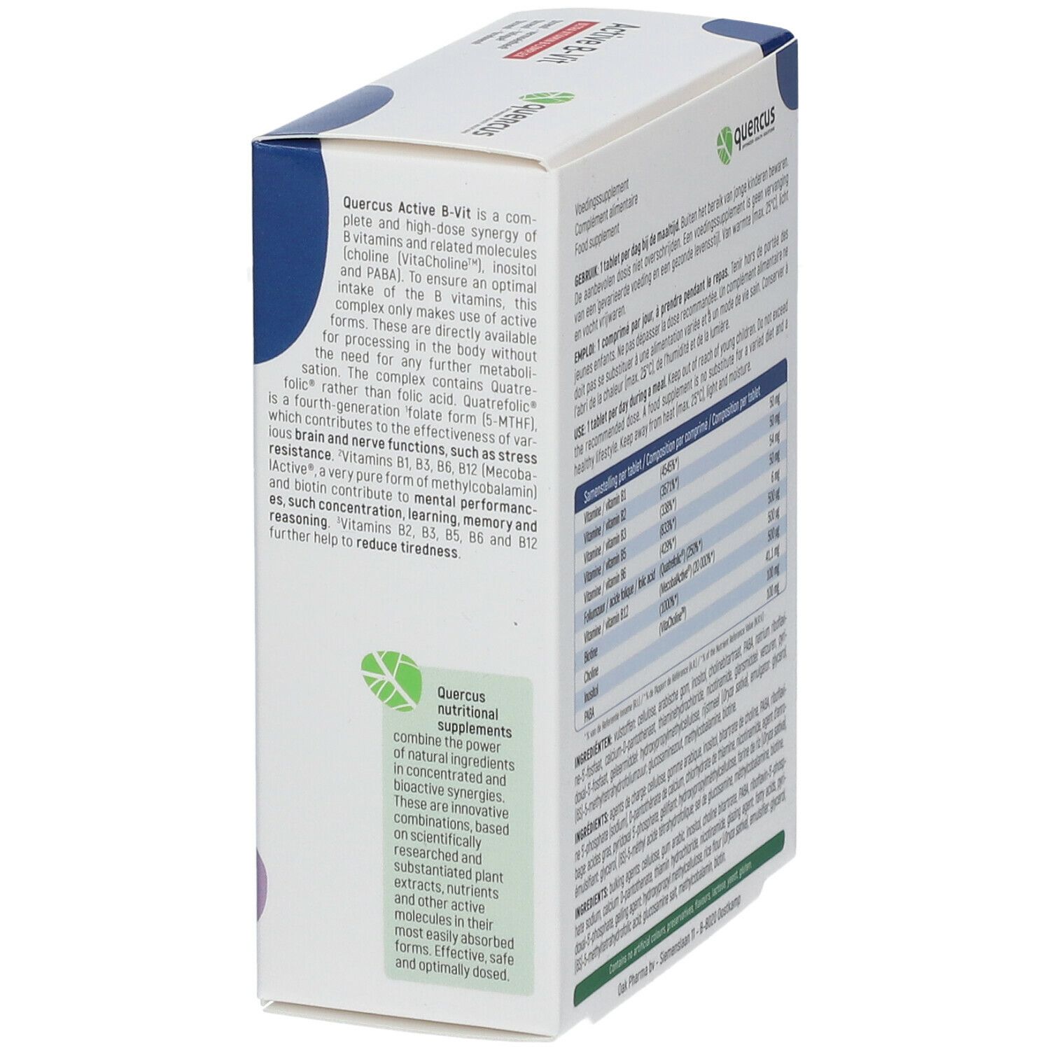 QUERCUS Active B-vit Ultra Vitamine B Complex