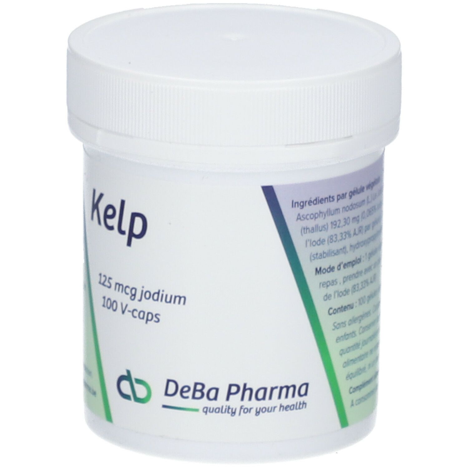 DeBa Pharma Kelp 125 µg Iode