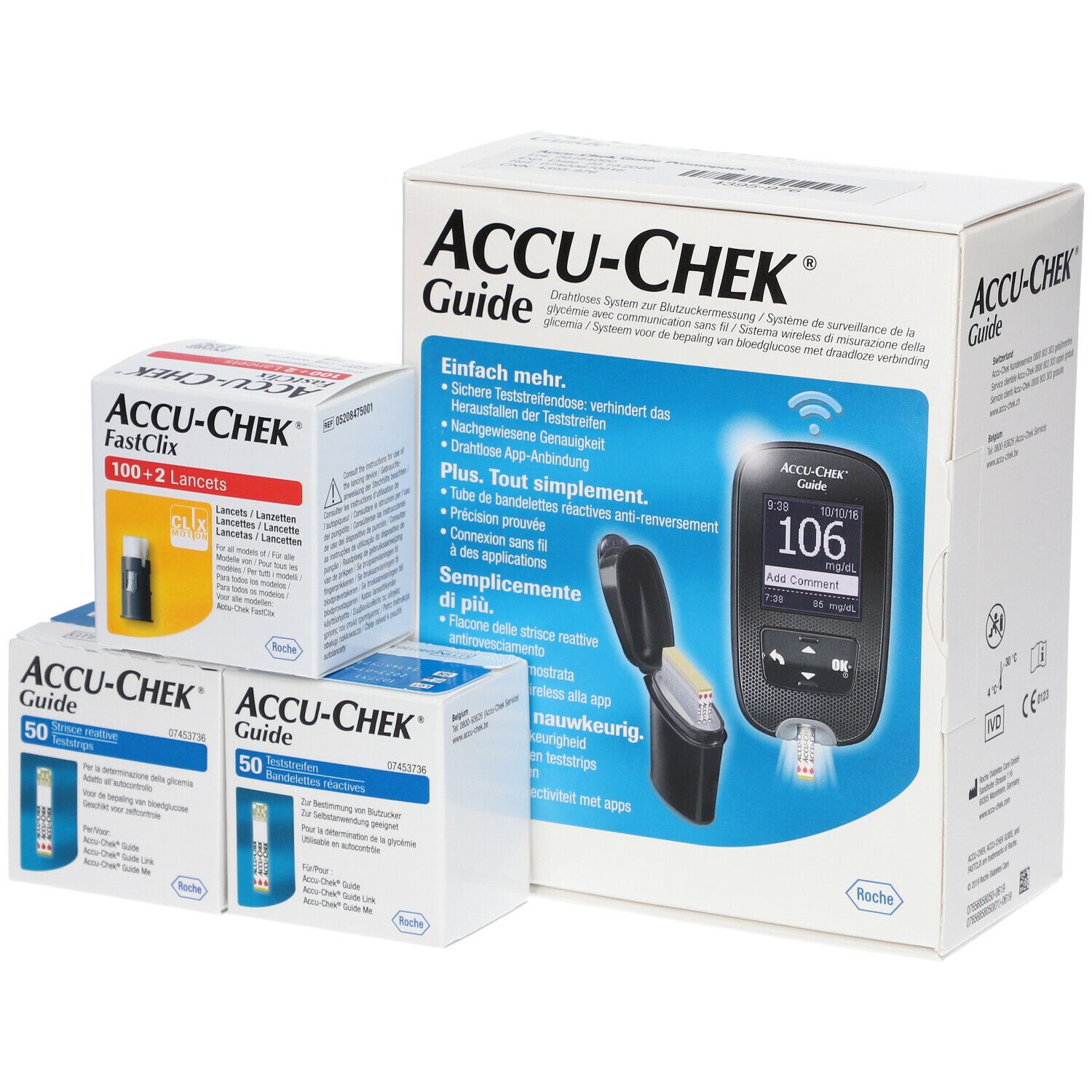 Accu-chek - Mobile - Lecteur de glycémie rapide - ROCHE