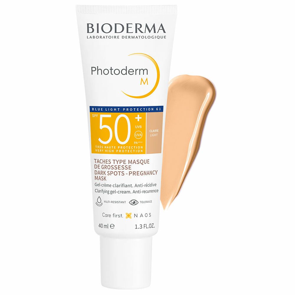 BIODERMA Photoderm M Gel-Crème Clarifiant SPF50+ Teinte Claire