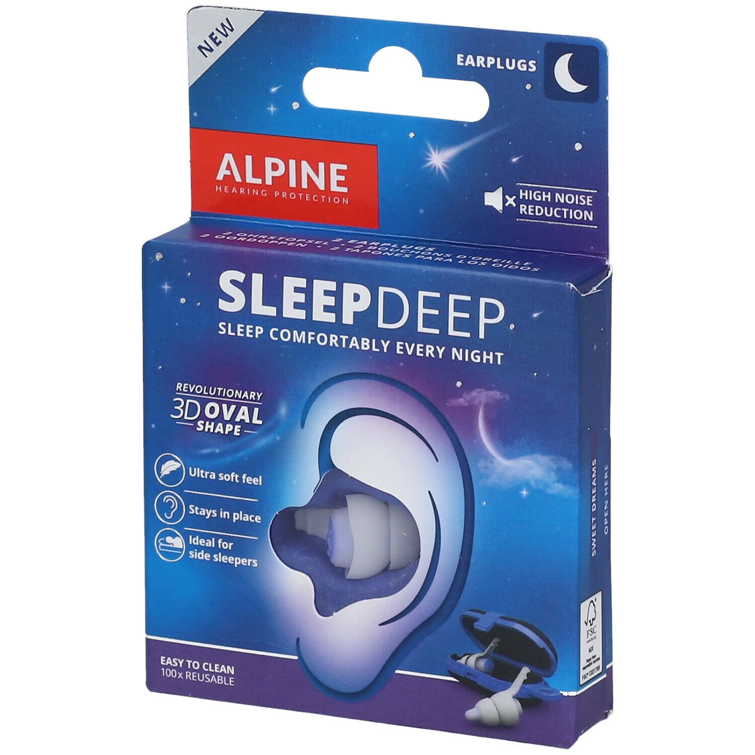 Alpine SleepDeep® Bouchon D'Oreille 1 pc(s) - Redcare Pharmacie