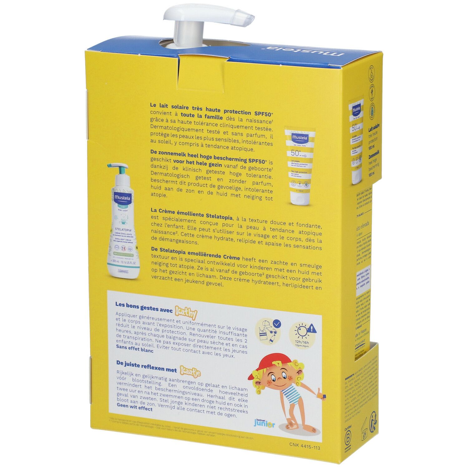 MUSTELA® Kit de protection solaire SPF50+