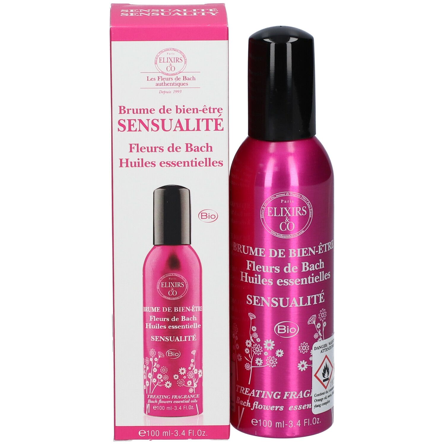 Elixirs & Co Brume de bien-être SENSUALITÉ