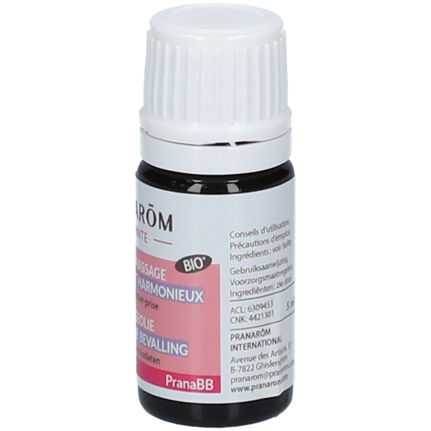 Pranarôm PranaBB Maternité Accouchement Harmonieux Bio 5 ml huile