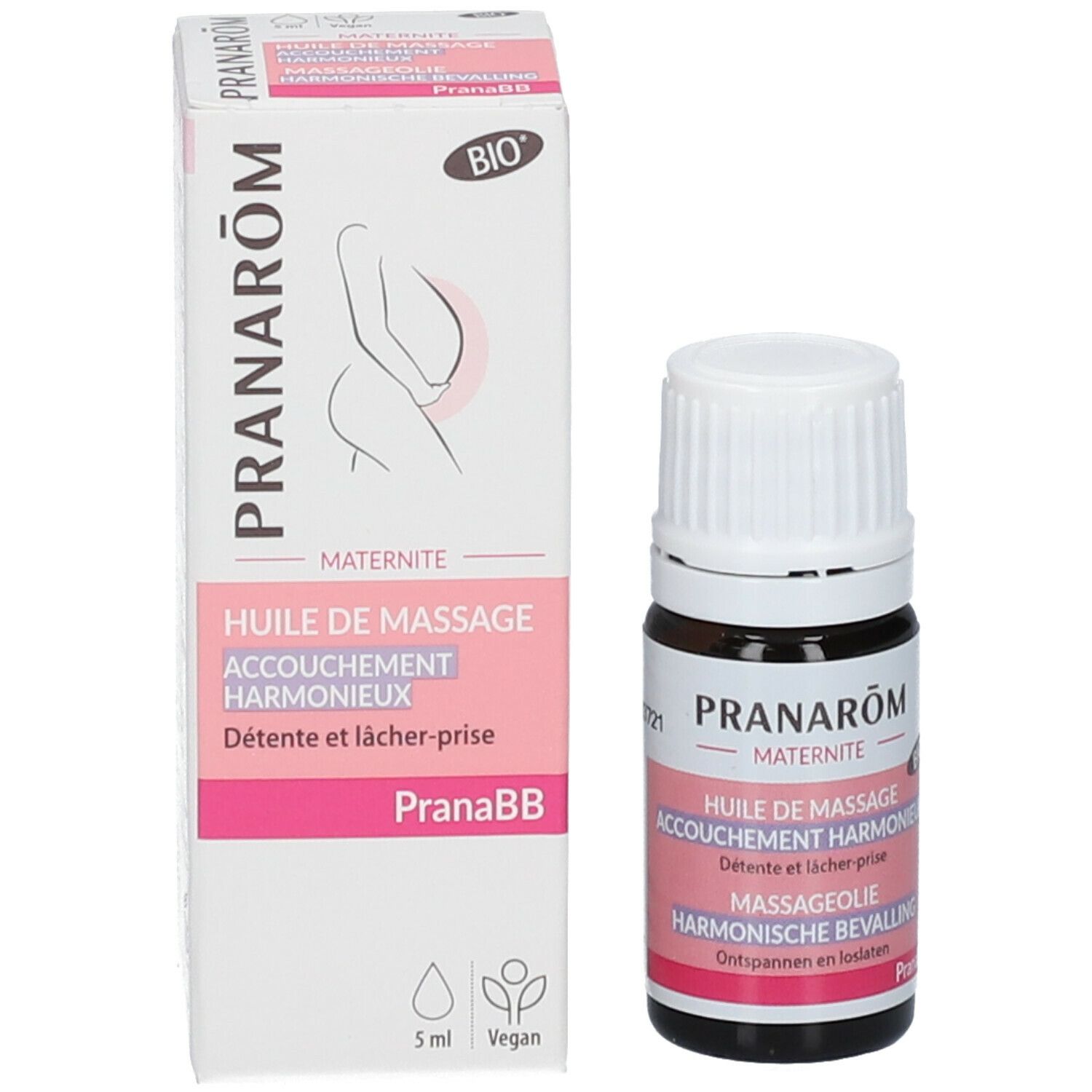 Pranarôm PranaBB Maternité Accouchement Harmonieux Bio 5 ml huile
