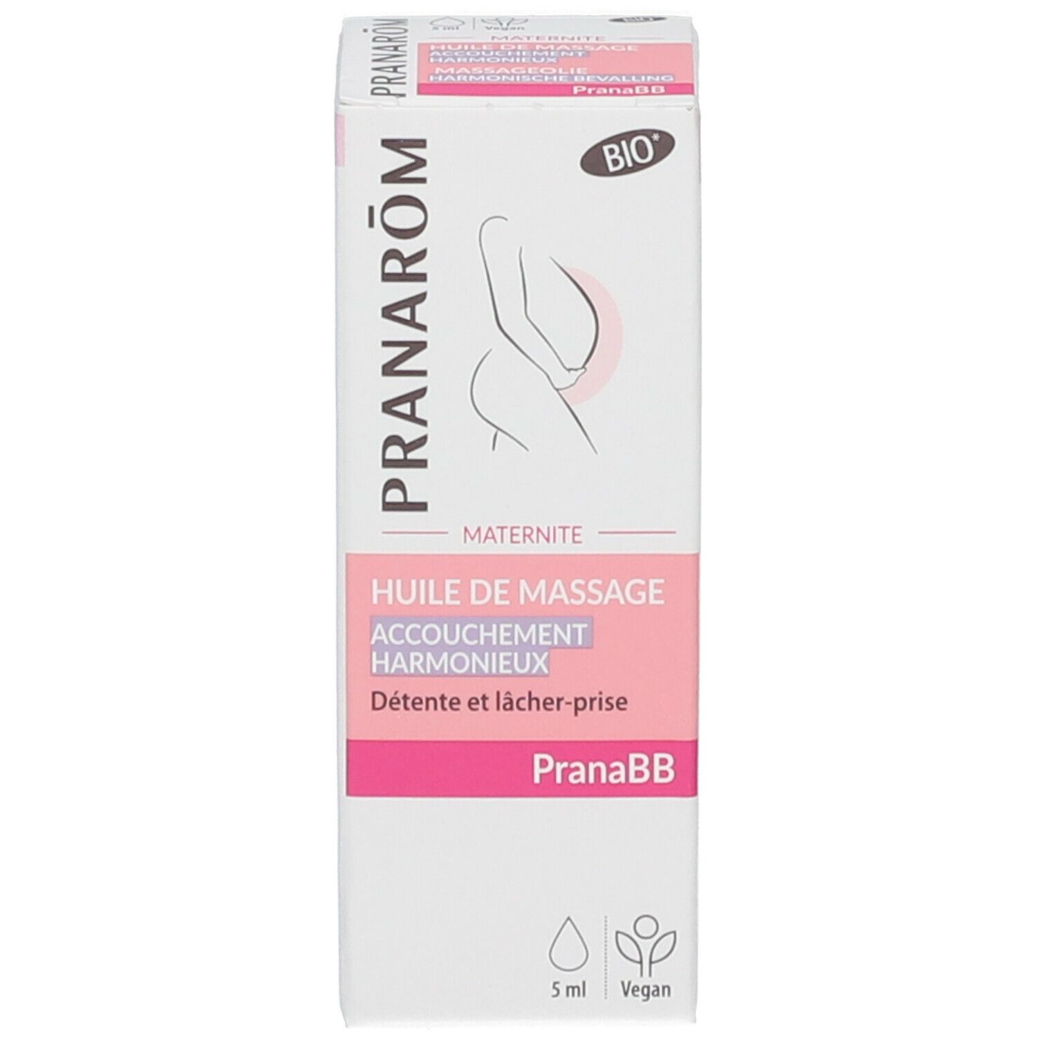 Pranarôm PranaBB Maternité Accouchement Harmonieux Bio 5 ml huile