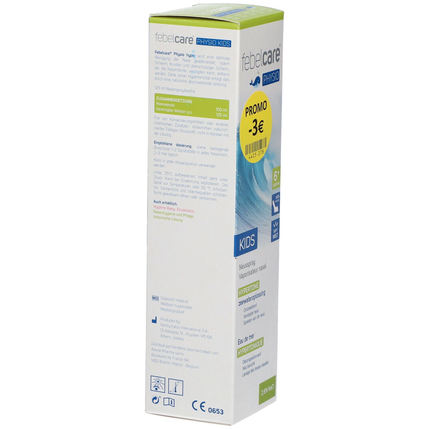Febelcare® PHYSIO Kids Spray Nasal Hypertonique