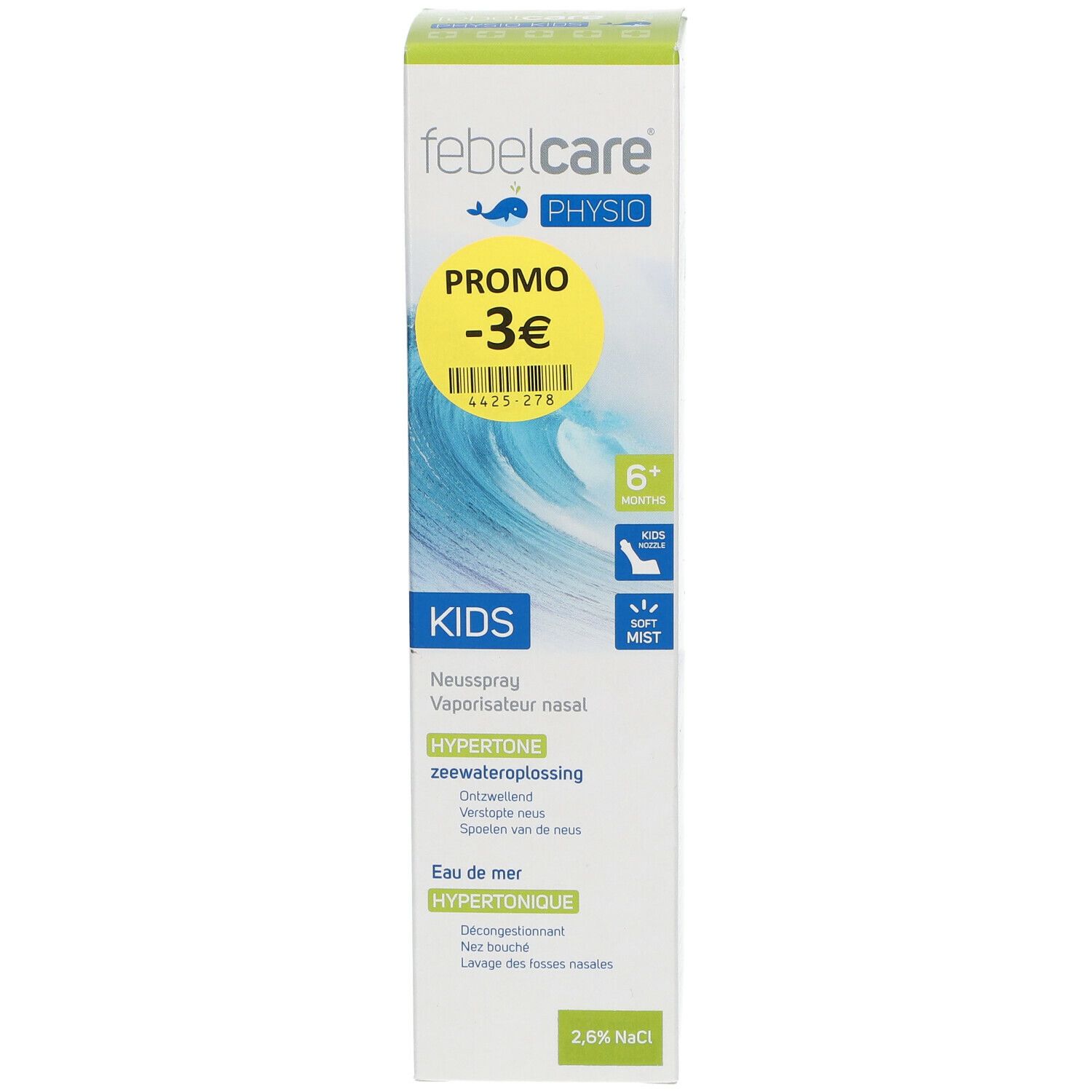 Febelcare® PHYSIO Kids Spray Nasal Hypertonique