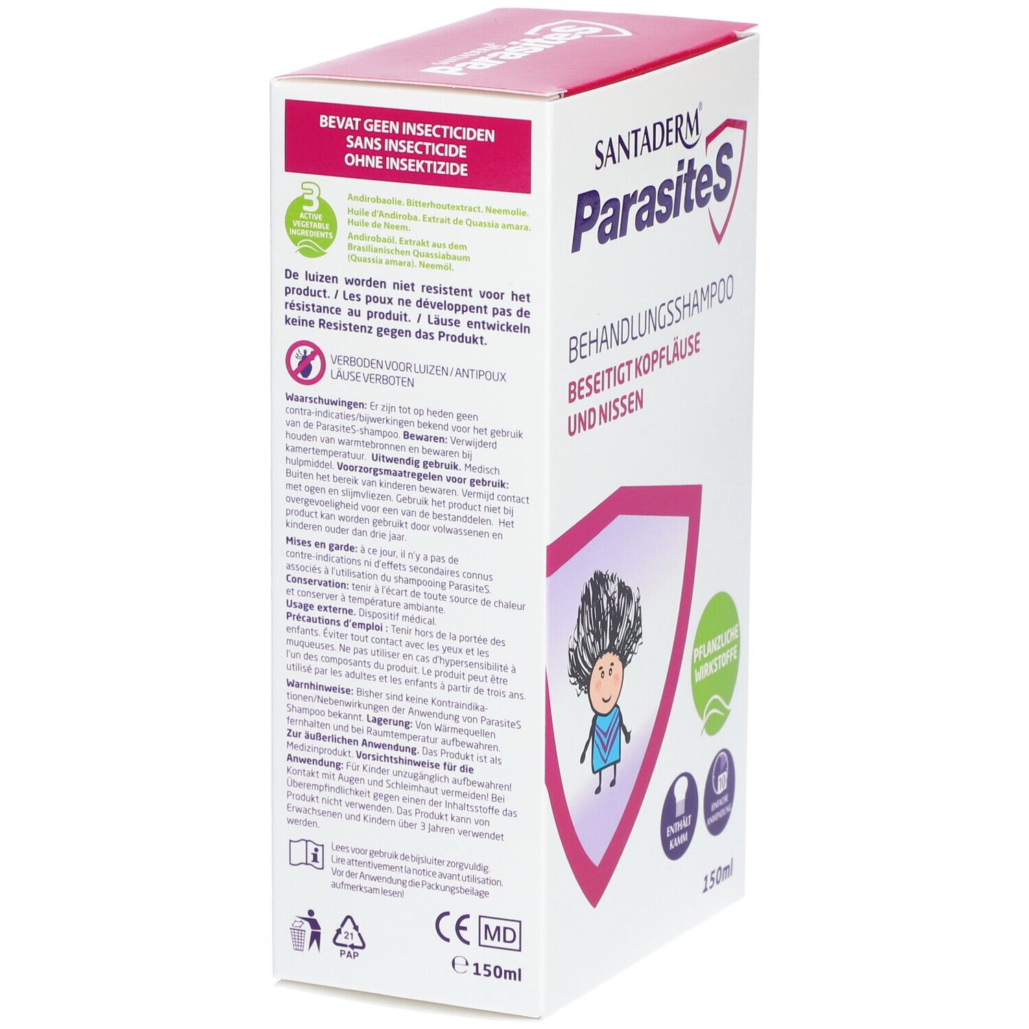 SantaDerm® ParasiteS Shampoing Traitant