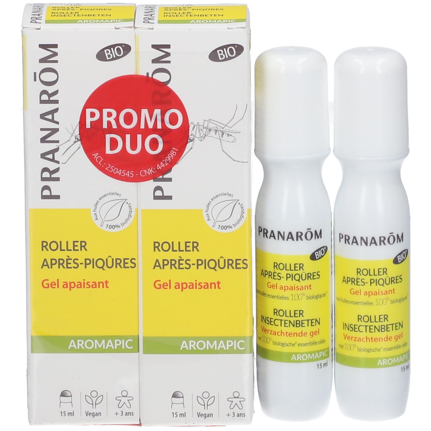 Pranarom Aromapic Duo Roller Après-Piqûres