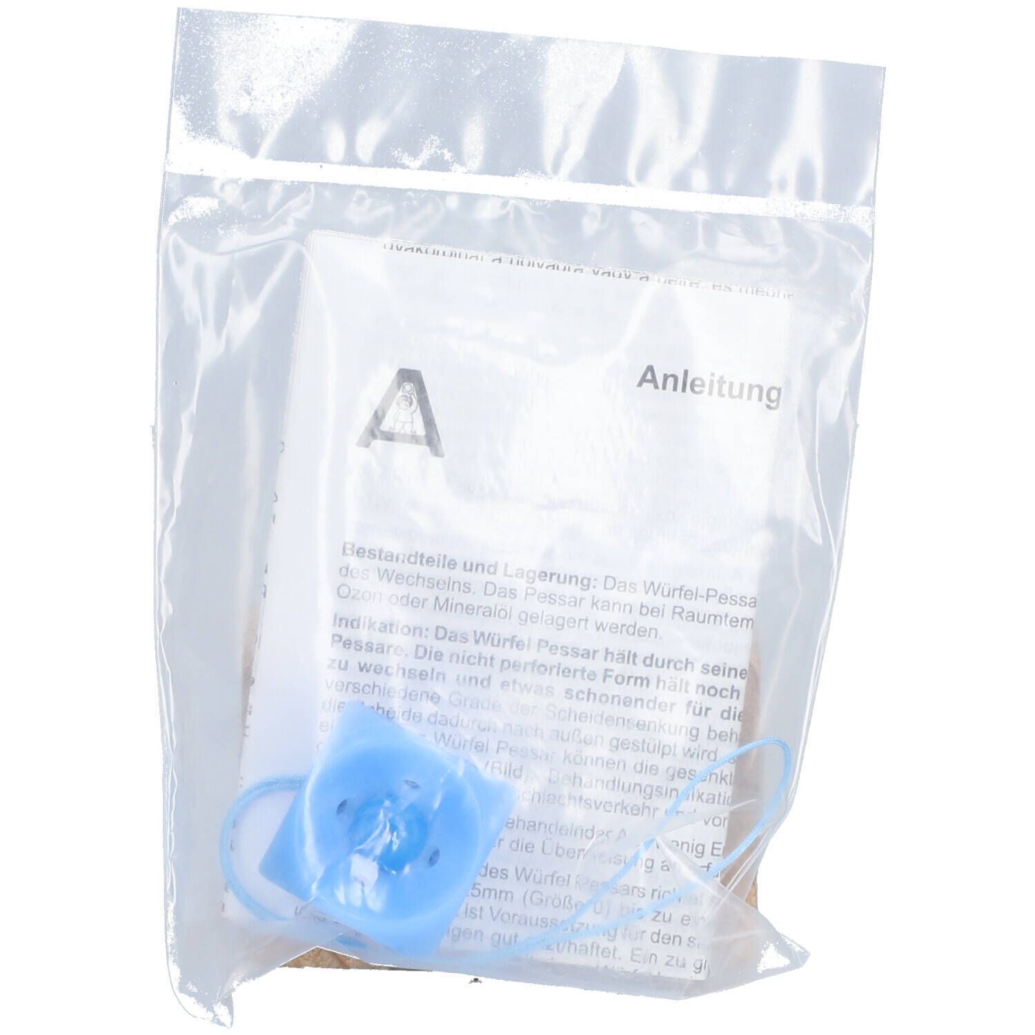 Dr Arabin Pessaire Cube avec Bouton Perforé 1 - 29 mm