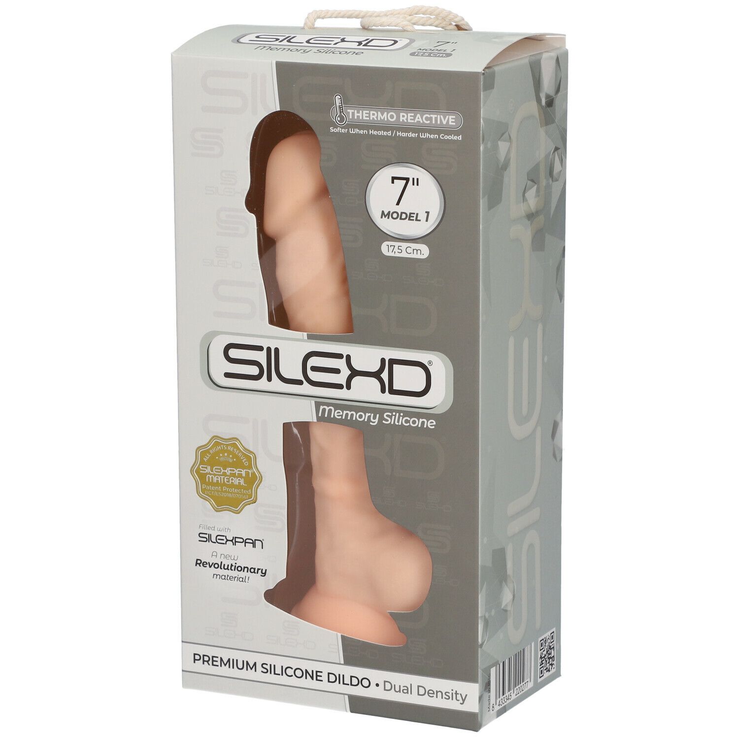SILEXD Premium Silicone Dildo Modèle 1 Chair 17,5 cm