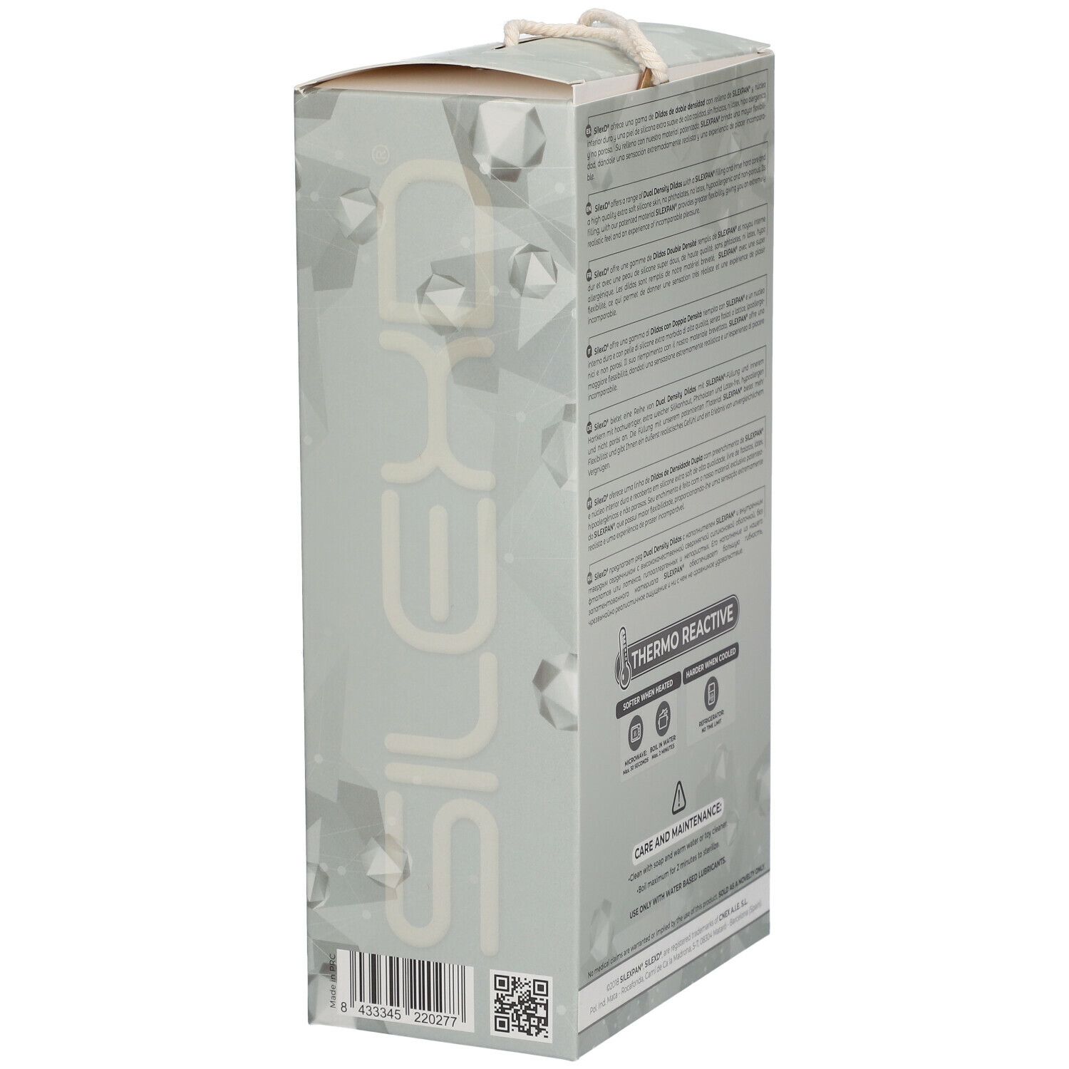 SILEXD Premium Silicone Dildo Modèle 1 Chair 17,5 cm
