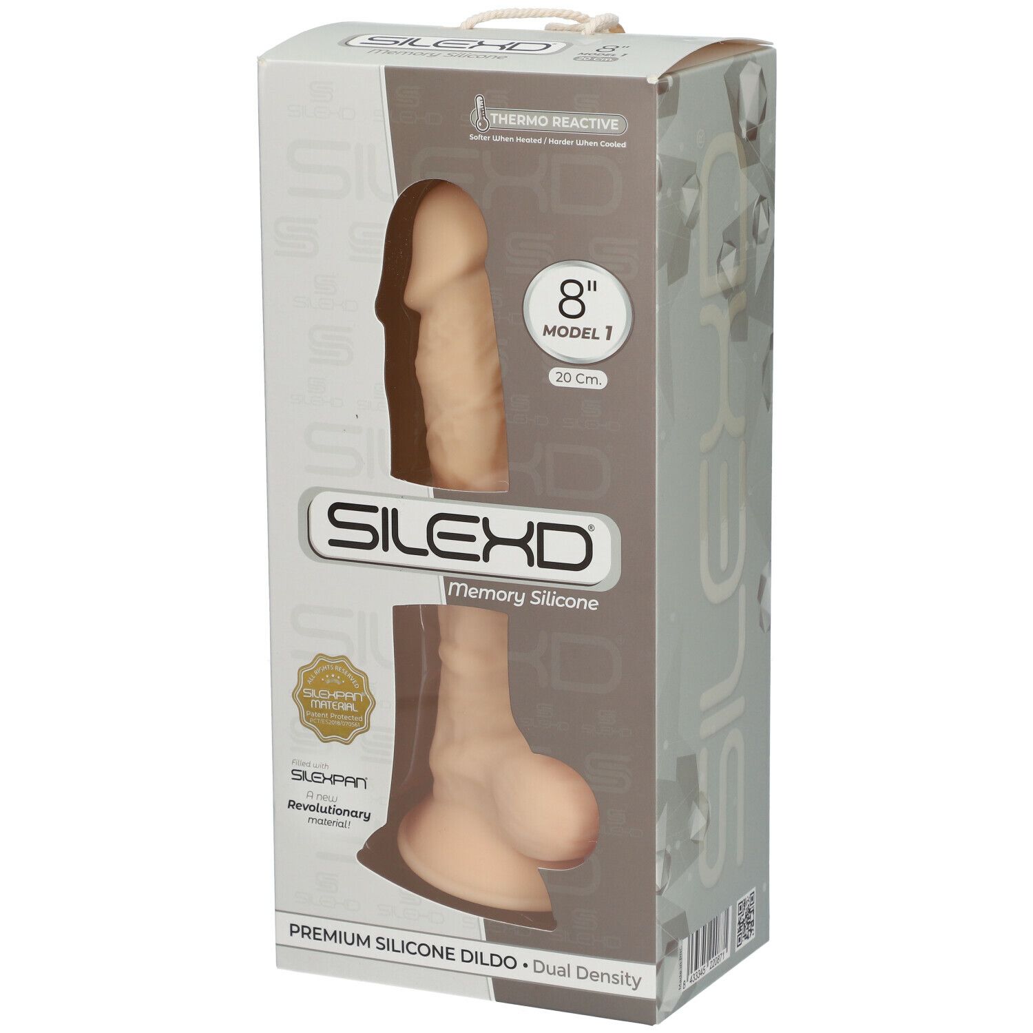 SILEXD Premium Silicone Dildo Modèle 1 Chair 20 cm