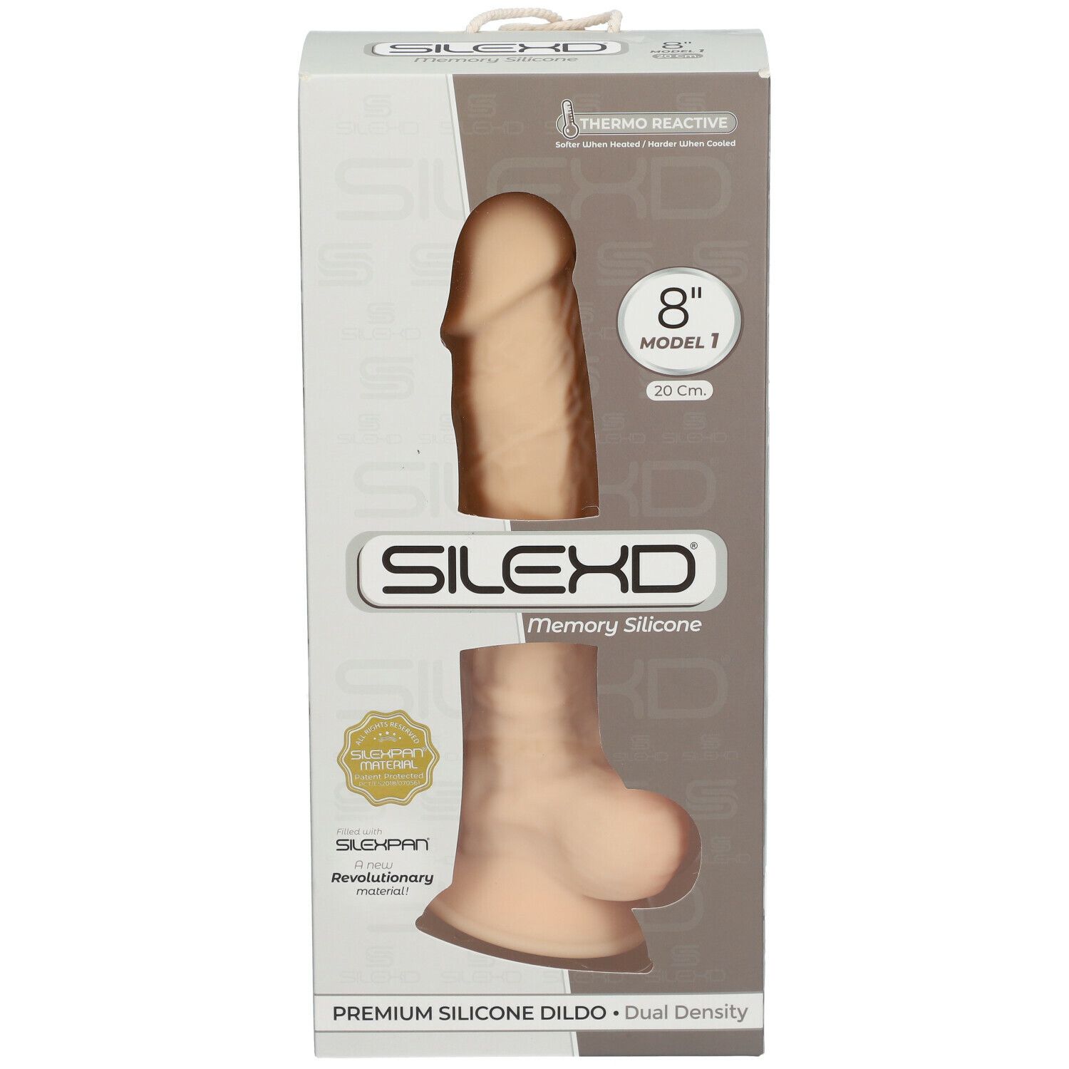 SILEXD Premium Silicone Dildo Modèle 1 Chair 20 cm