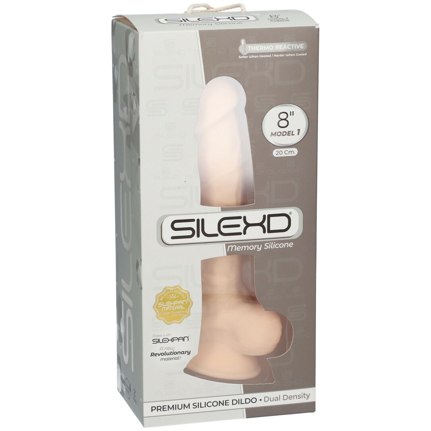 SILEXD Premium Silicone Dildo Modèle 1 Chair 20 cm