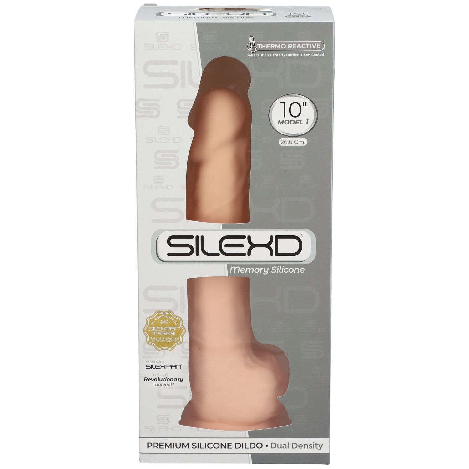 SILEXD Premium Silicone Dildo Modèle 5 Chair 26,6 cm