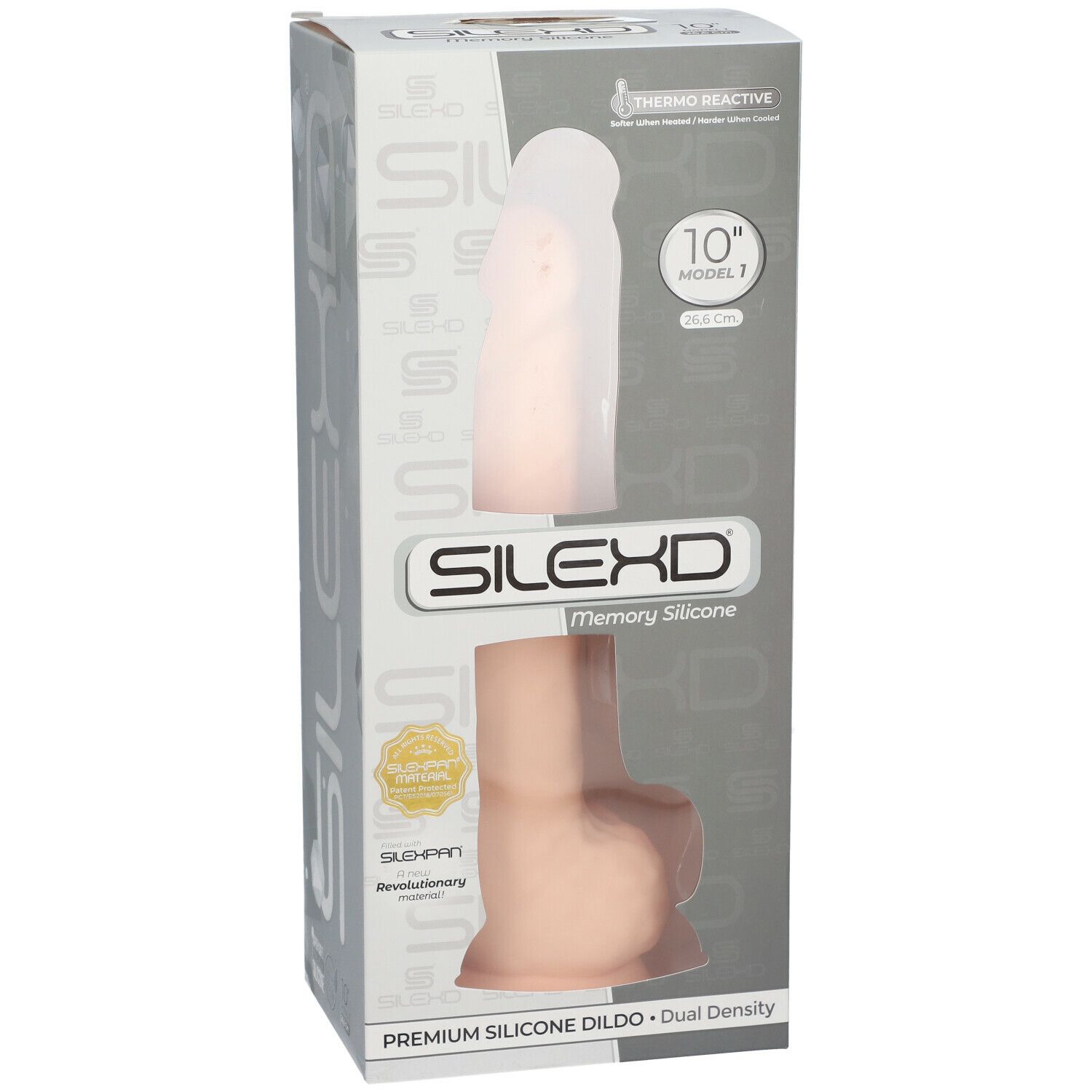 SILEXD Premium Silicone Dildo Modèle 5 Chair 26,6 cm