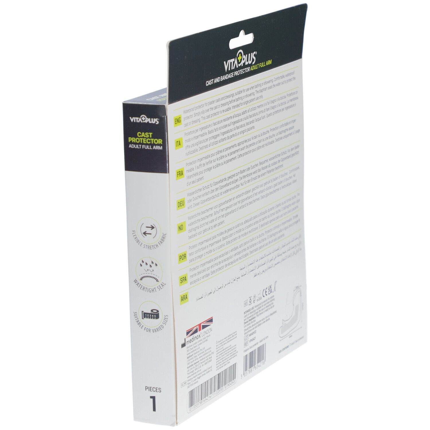 VITA PLUS® PROTECTEUR DE PLÂTRE ADULTE BRAS COMPLET