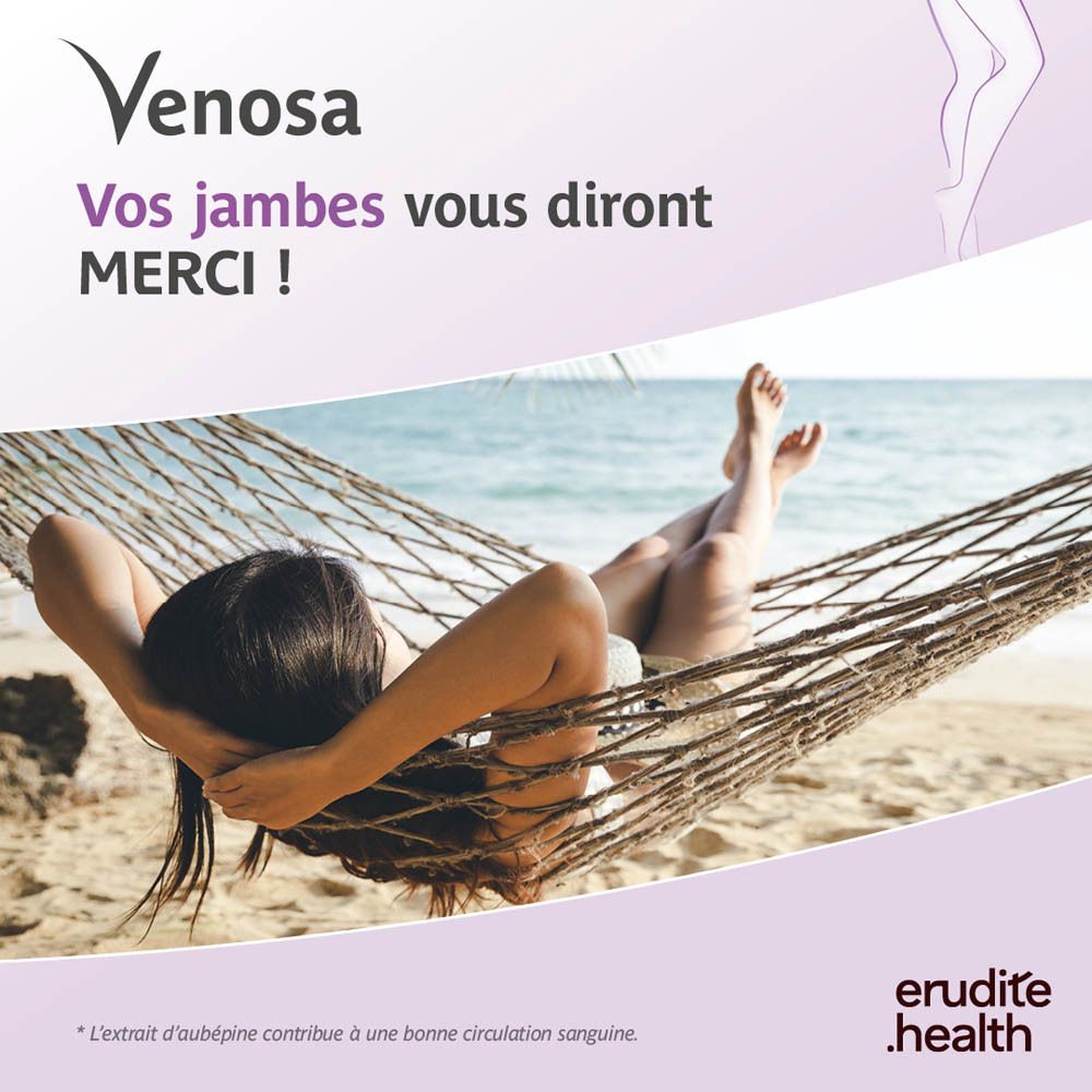 Venosa pour le maintien d'une bonne circulation sanguine - Aubépine.