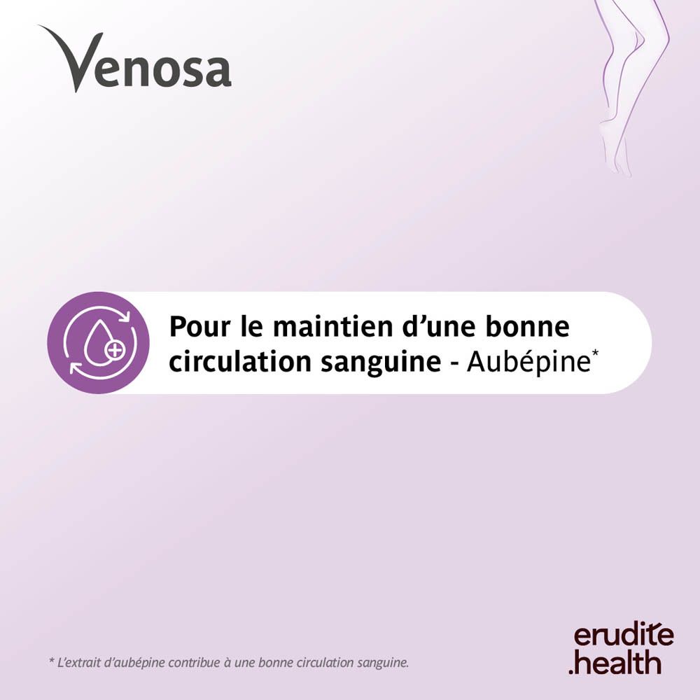 Boîte Trenker Venosa de 90 comprimés, face avant avec informations produit.