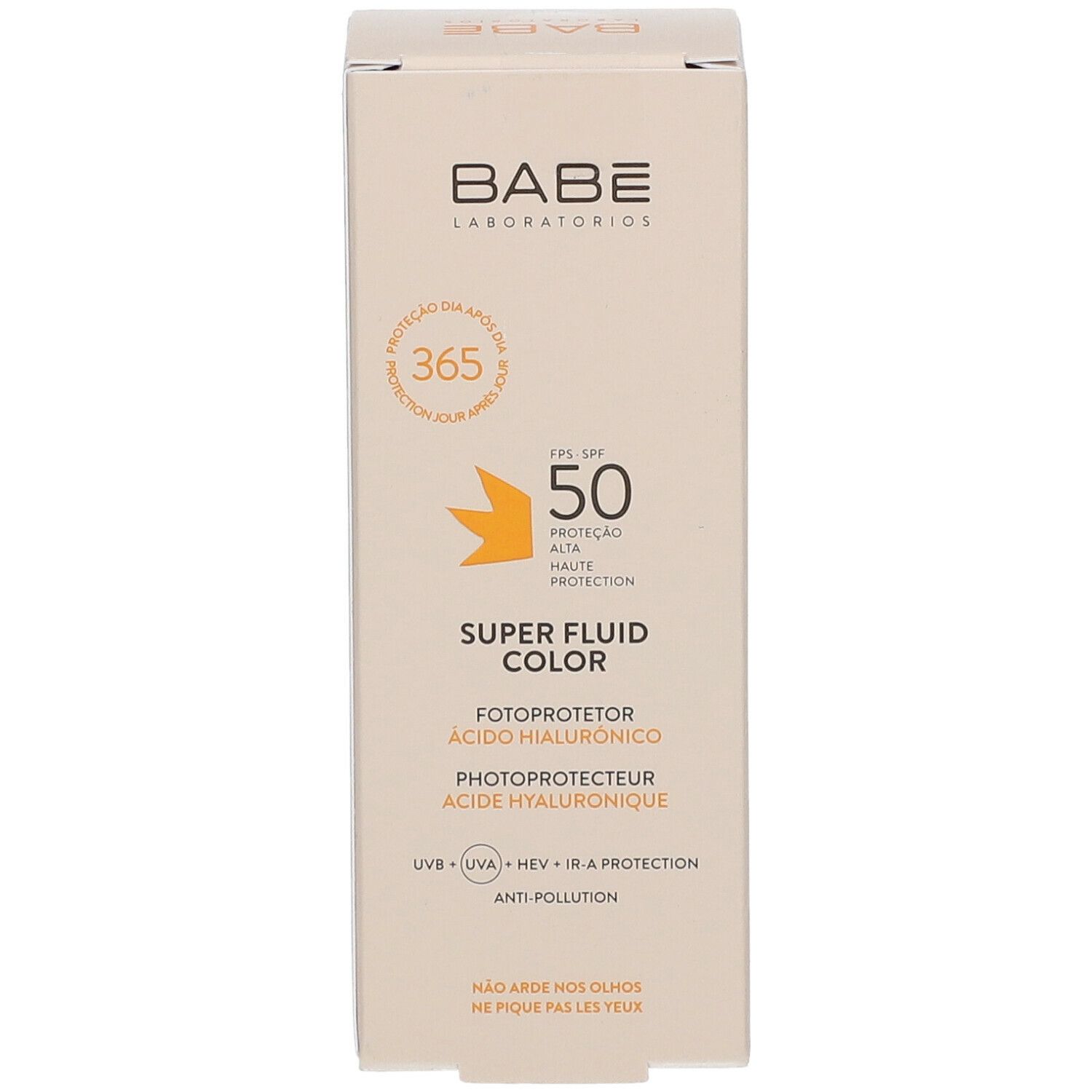 BABÉ Super Fluid Color Sunscreen Hyaluronic Acid SPF50