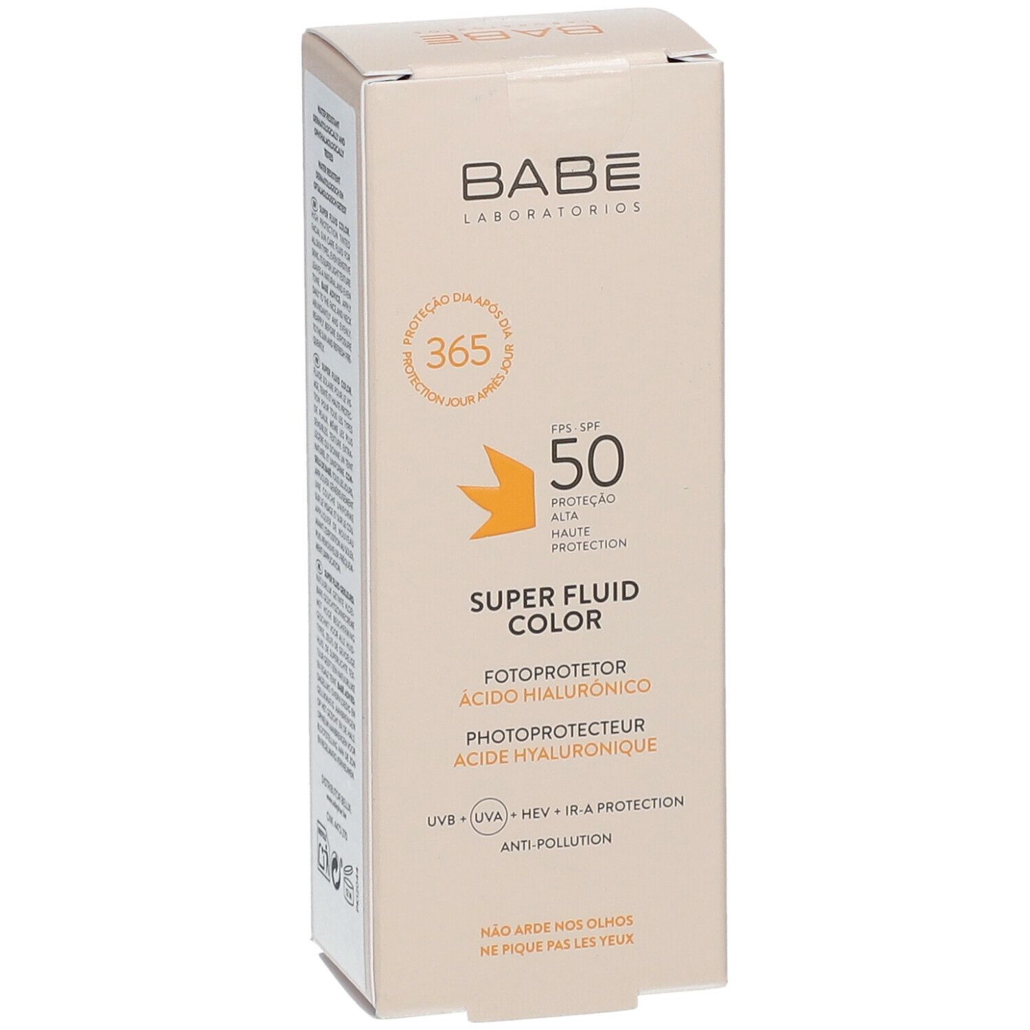 BABÉ Super Fluid Color Sunscreen Hyaluronic Acid SPF50