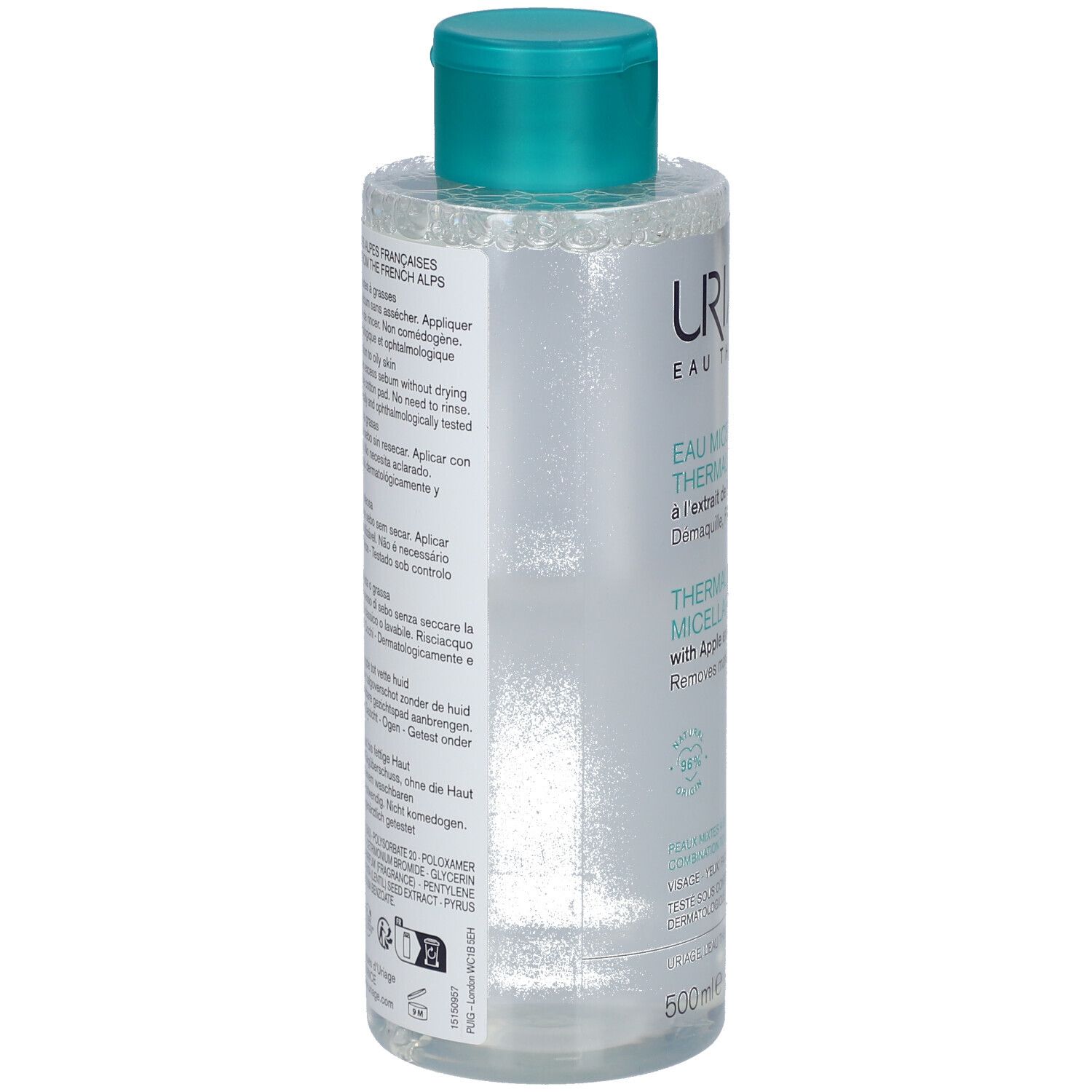 Uriage Eau Micellaire Thermale – 250 Ml, Mildes Mizellenwasser Zum Abschminken & Reinigen