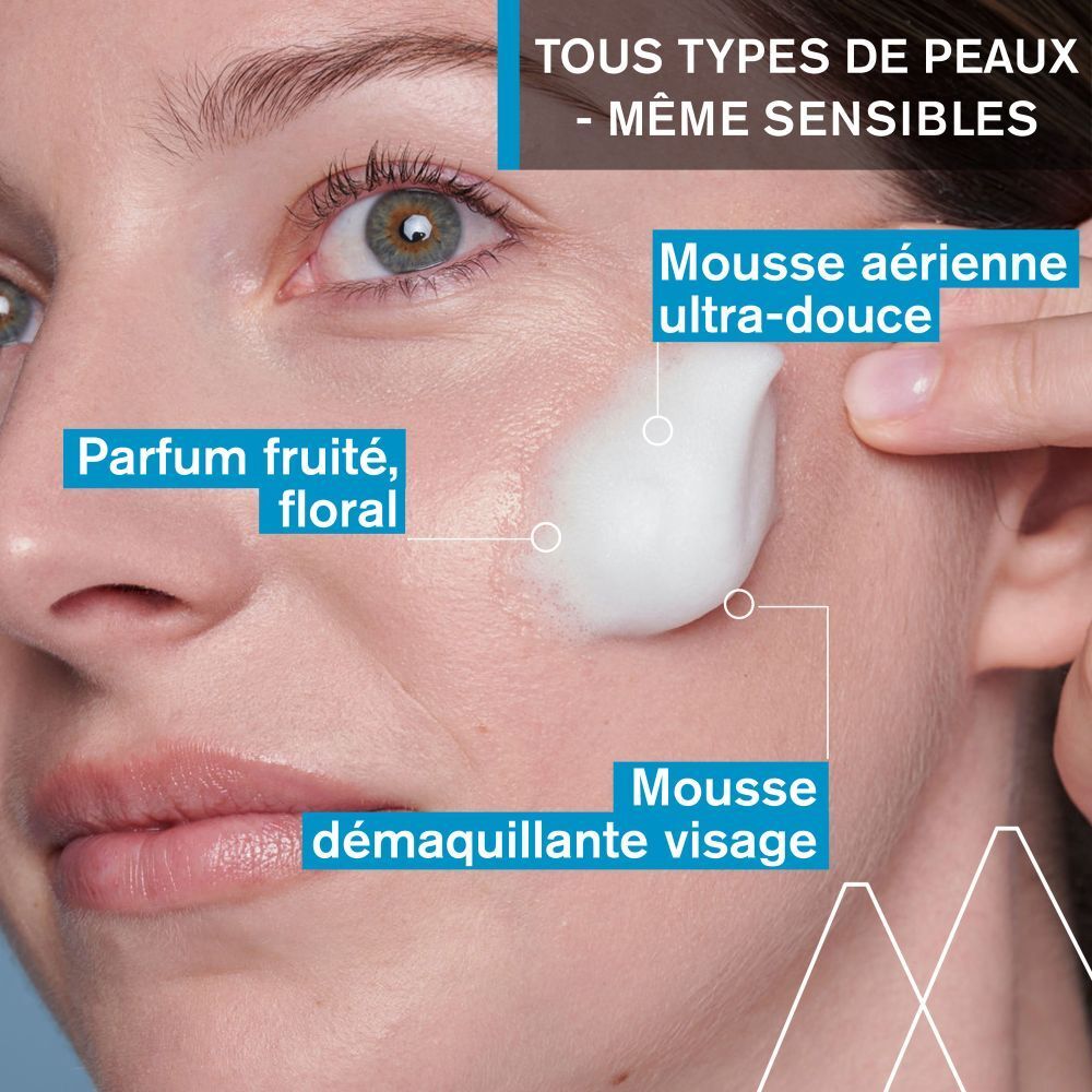 URIAGE Mousse d'eau nettoyante à l'extrait d'delweiss bio