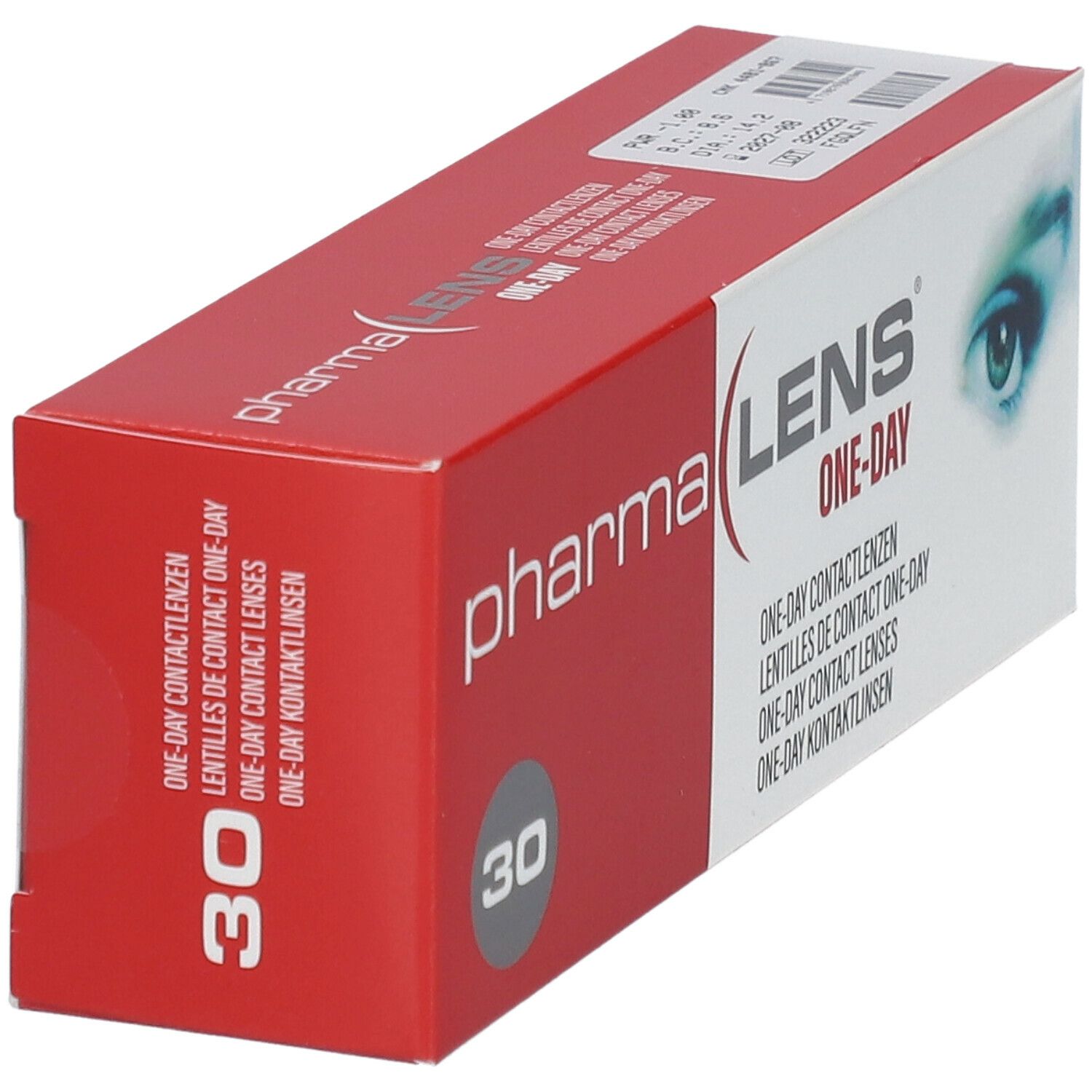 Pharmalens One-Day Lentilles -1,00 30 lentilles