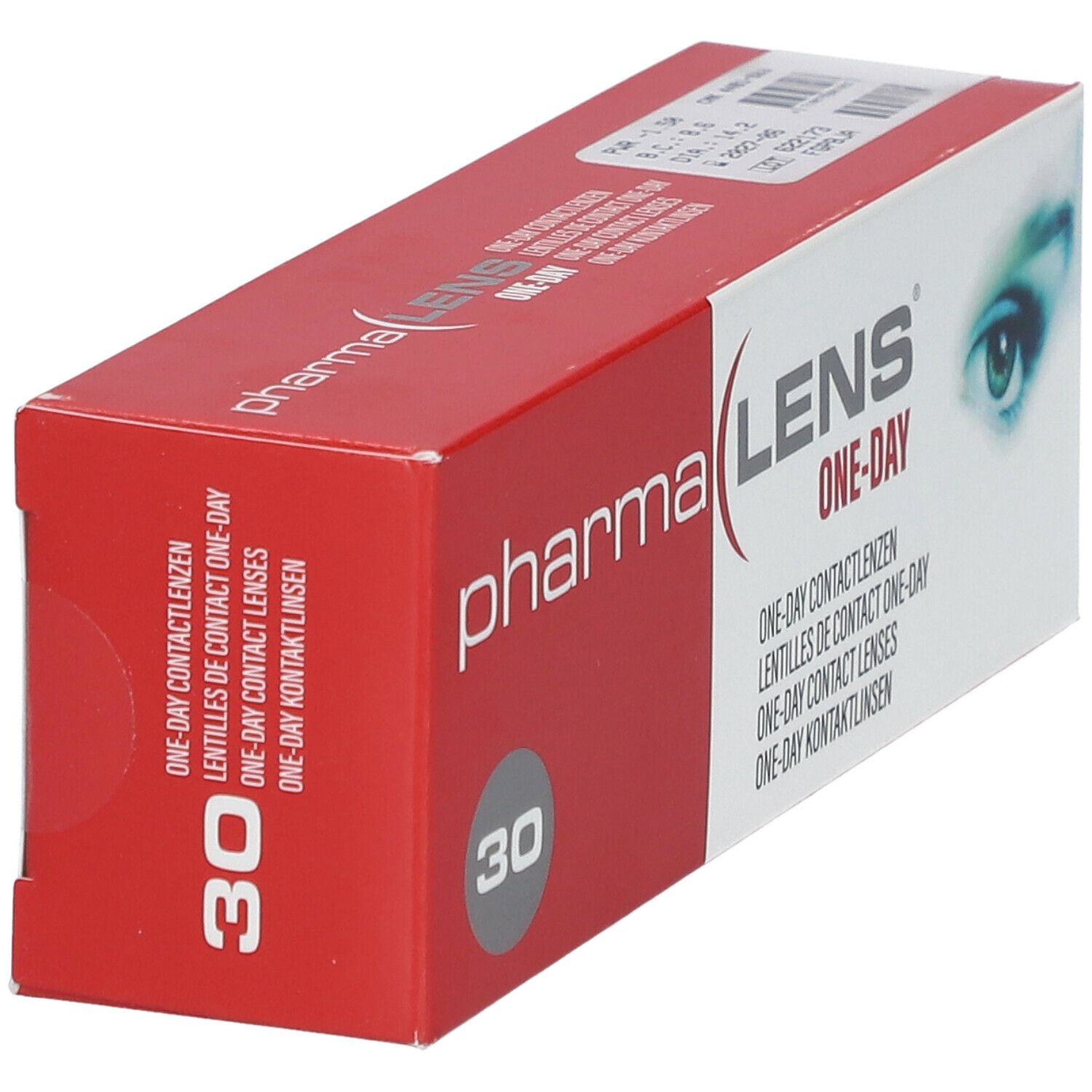 Pharmalens One-Day Lentilles -1,50 30 lentilles