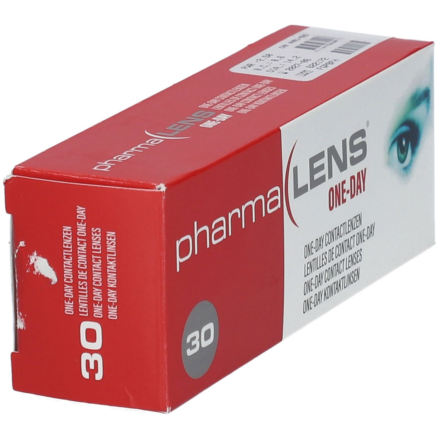 Pharmalens One-Day lentilles -2,50 30 lentilles