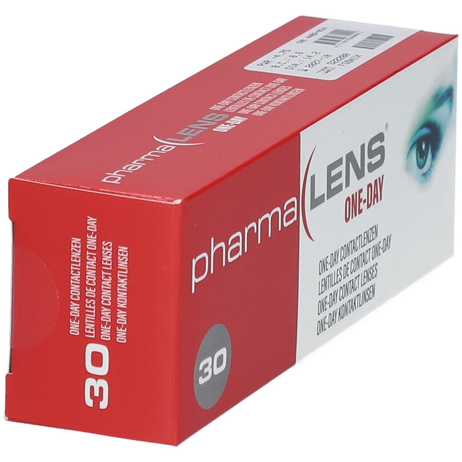 Pharmalens One-Day Lentilles -4,75 30 lentilles