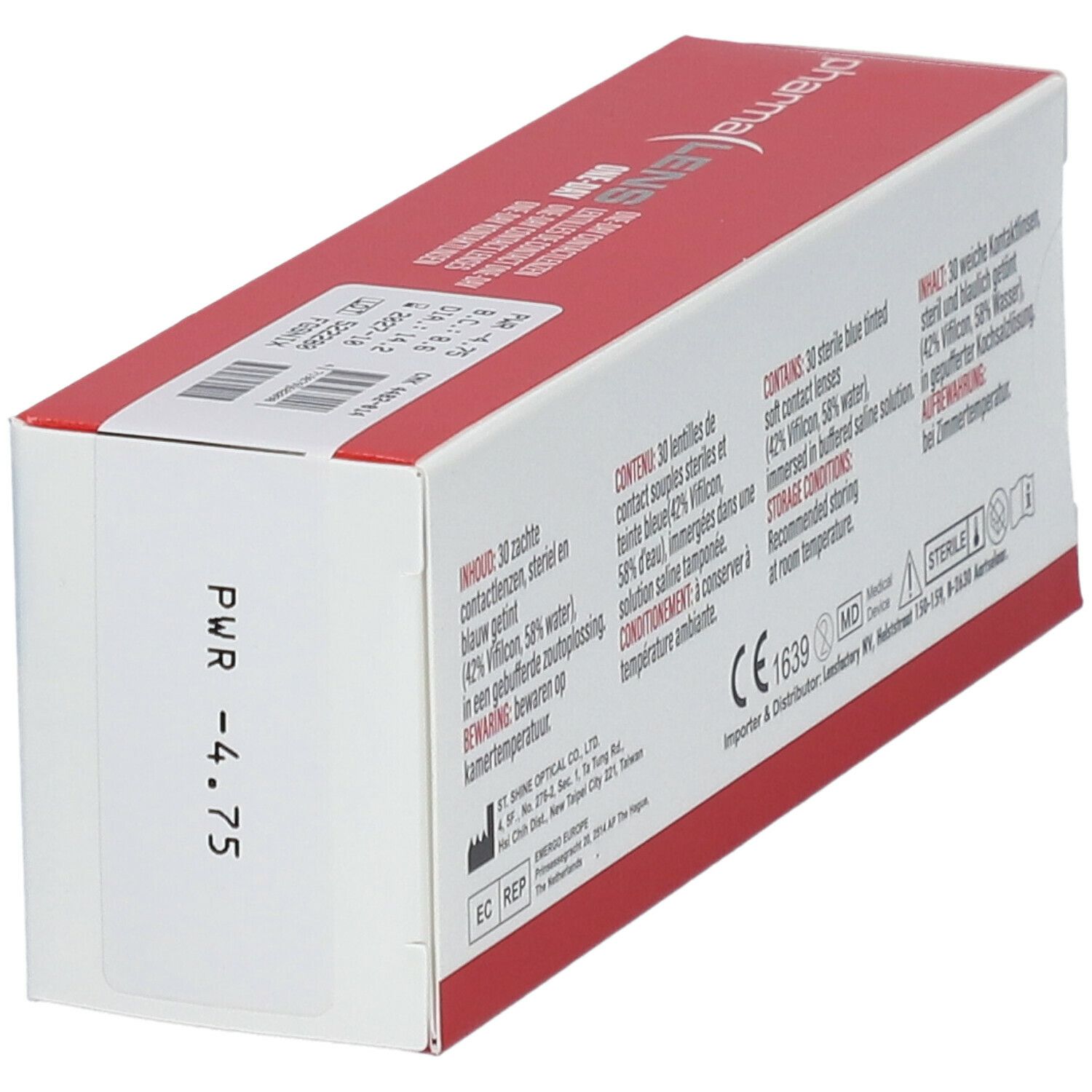 Pharmalens One-Day Lentilles -4,75 30 lentilles