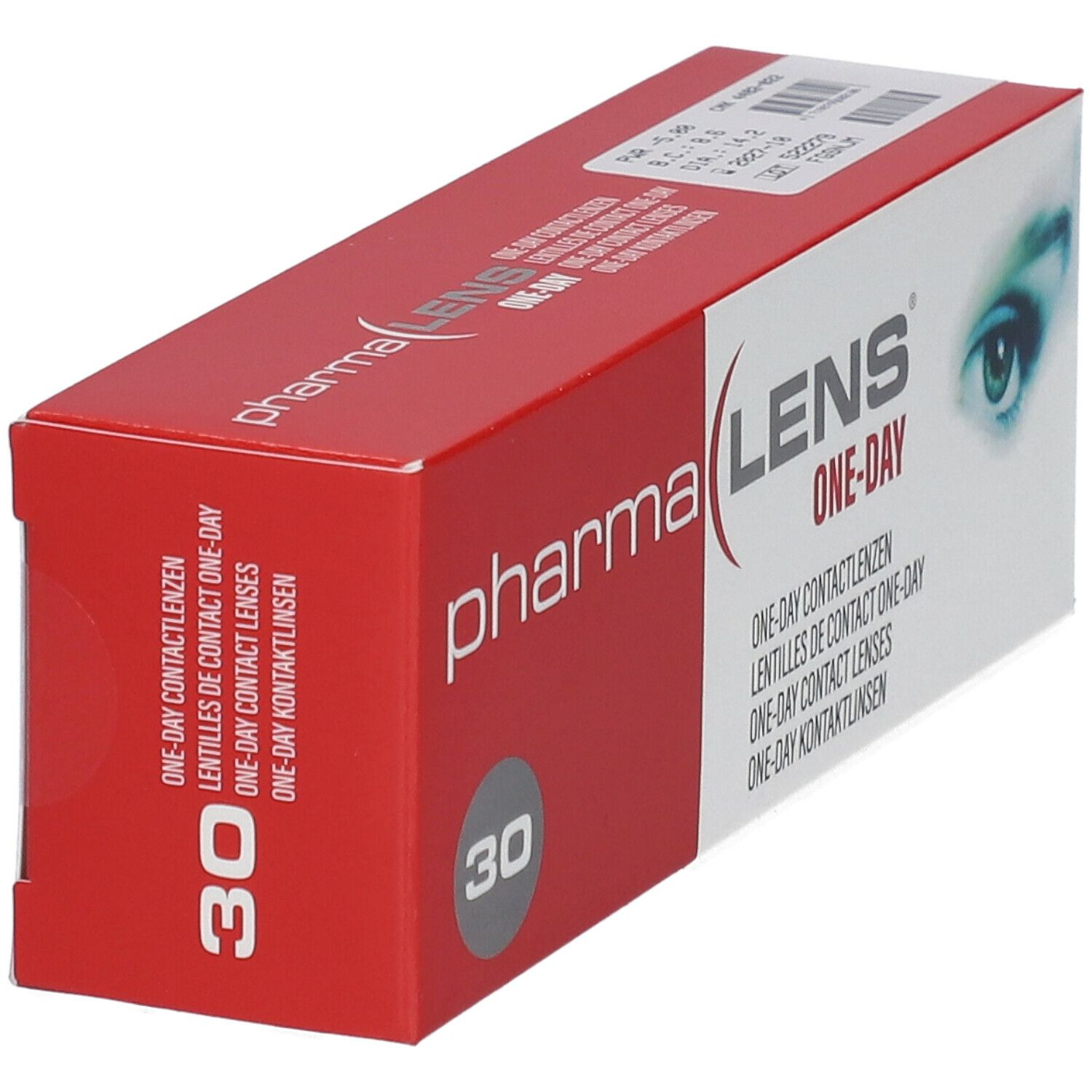 Pharmalens One-Day Lentilles -5,00 30 lentilles