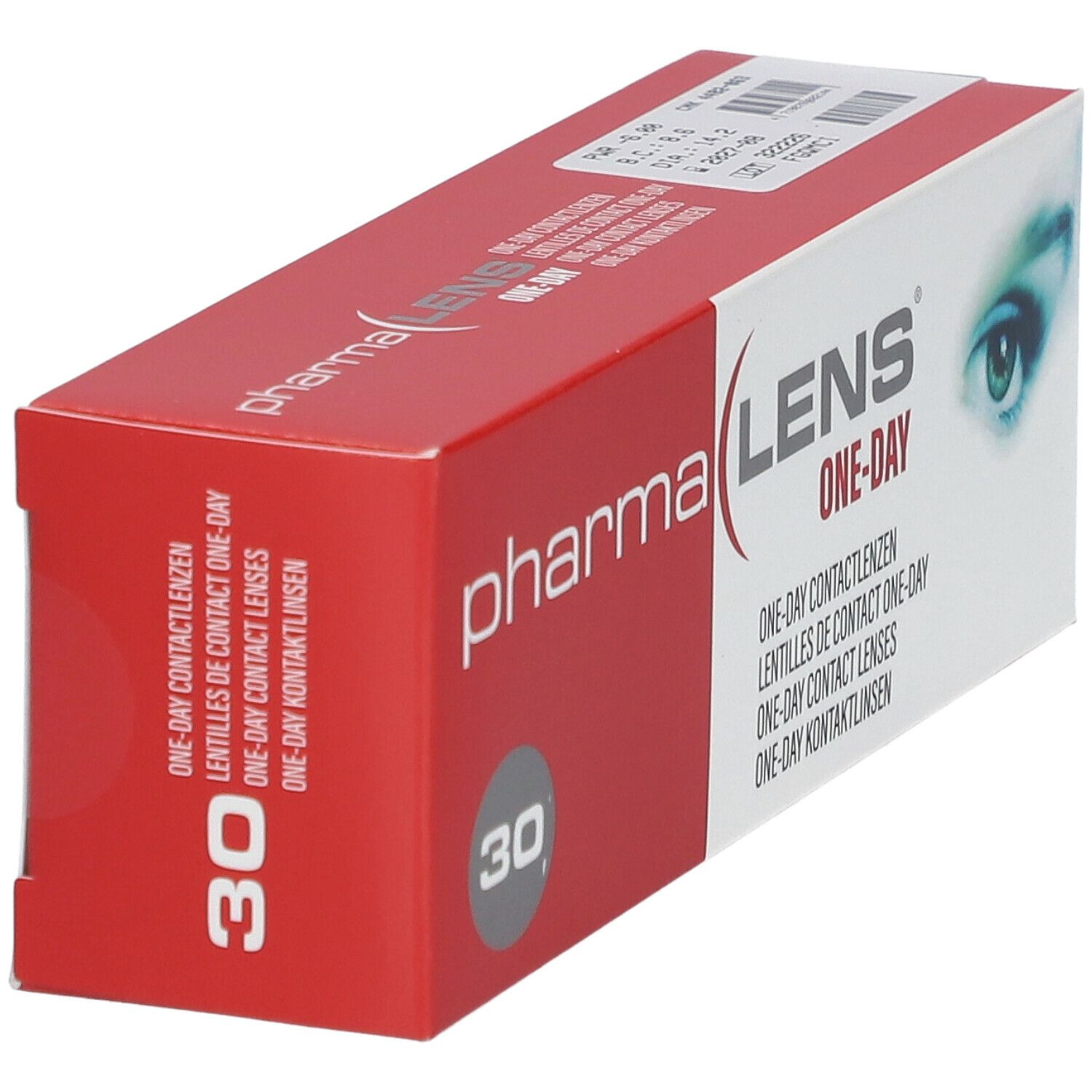 Pharmalens One-Day Lentilles -6,00 30 lentilles