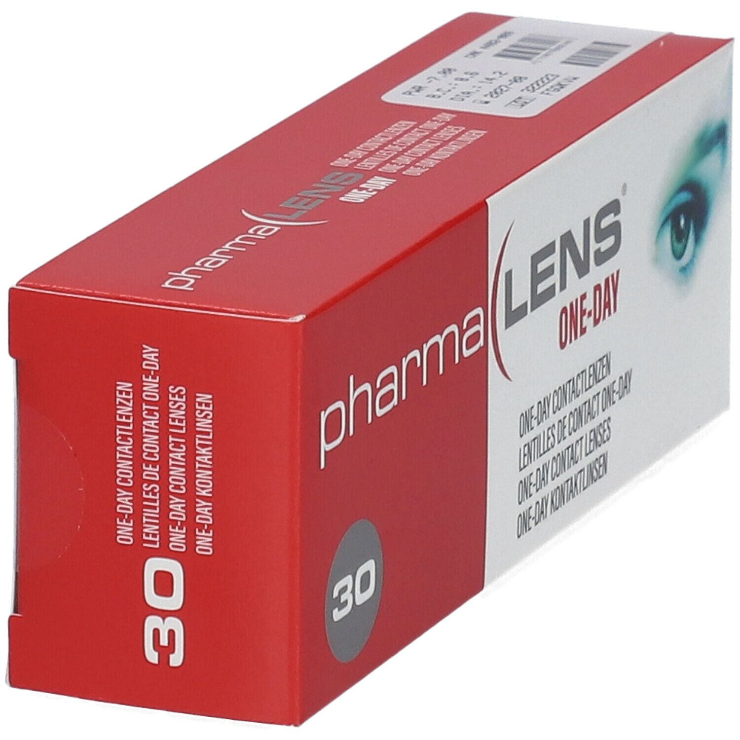 Pharmalens One-Day Lentilles -7,00 30 lentilles