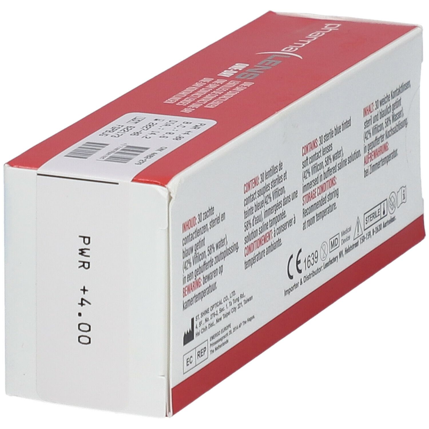 Pharmalens One-Day Lentilles +4,00 30 lentilles