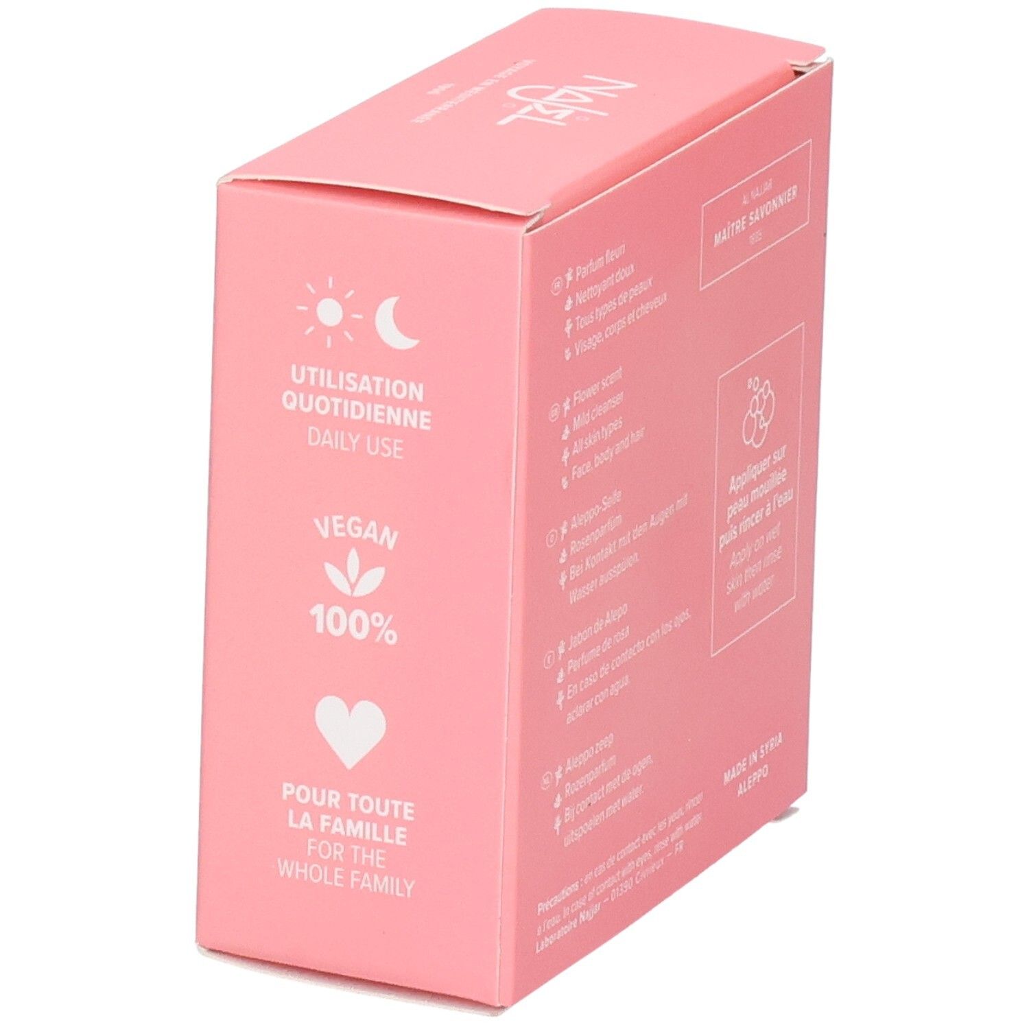 Najel Savon d'Alep Parfum Rose, 100g.