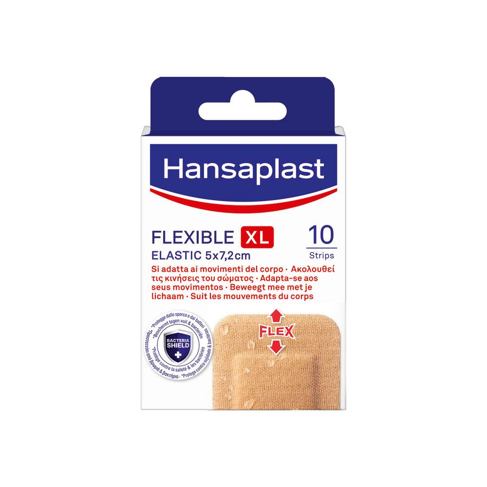 Hansaplast Elastic Flexible XL Pansements 5 x 7,2 cm