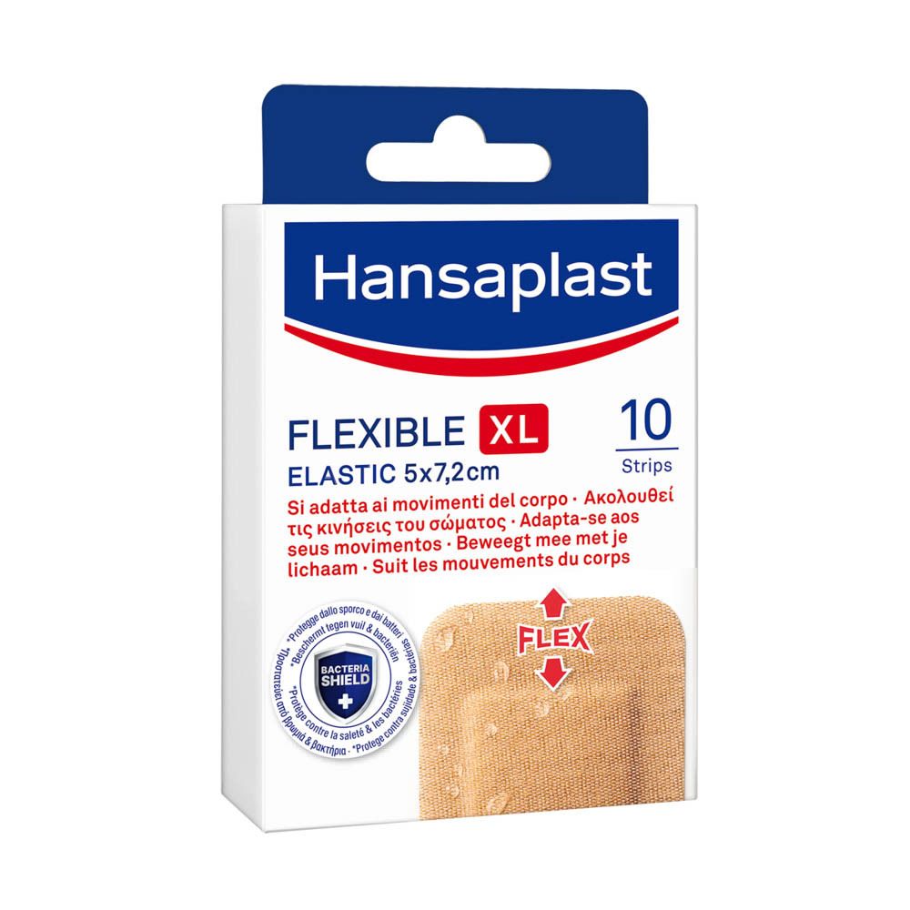 Hansaplast Elastic Flexible XL Pansements 5 x 7,2 cm