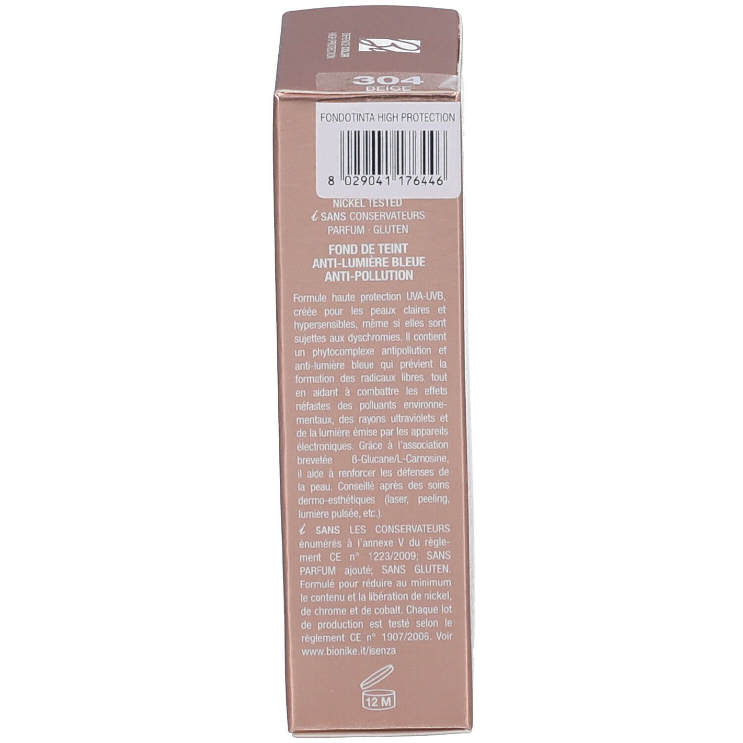 BioNike DEFENCE COLOR High Protection Fond de teint 304 Beige