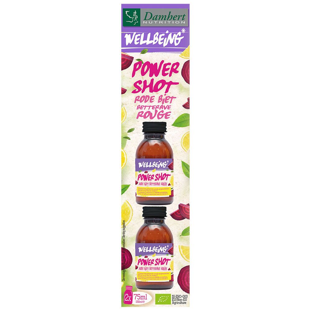 Damhert Wellbeing Power shot betterave rouge (DUO)