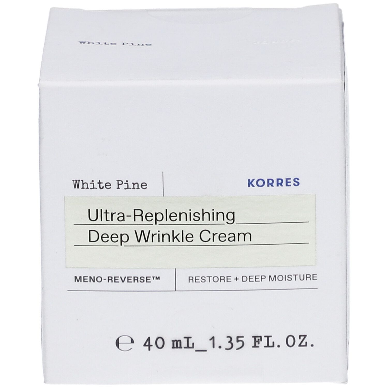 Korres Pin Blanc Crème Anti-Rides Ultra-Nourrissante