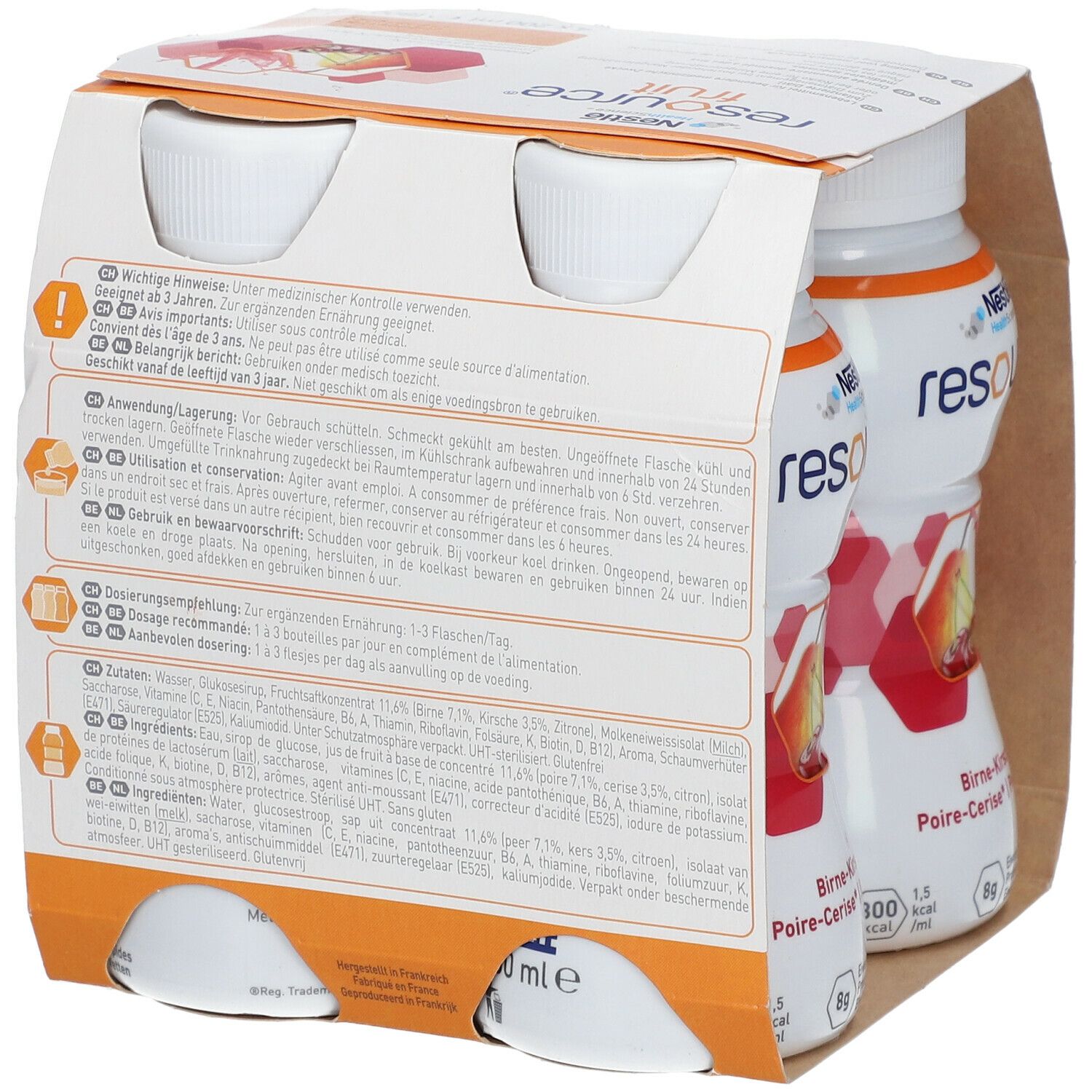 Nestlé resource® fruit Poire-Cerise