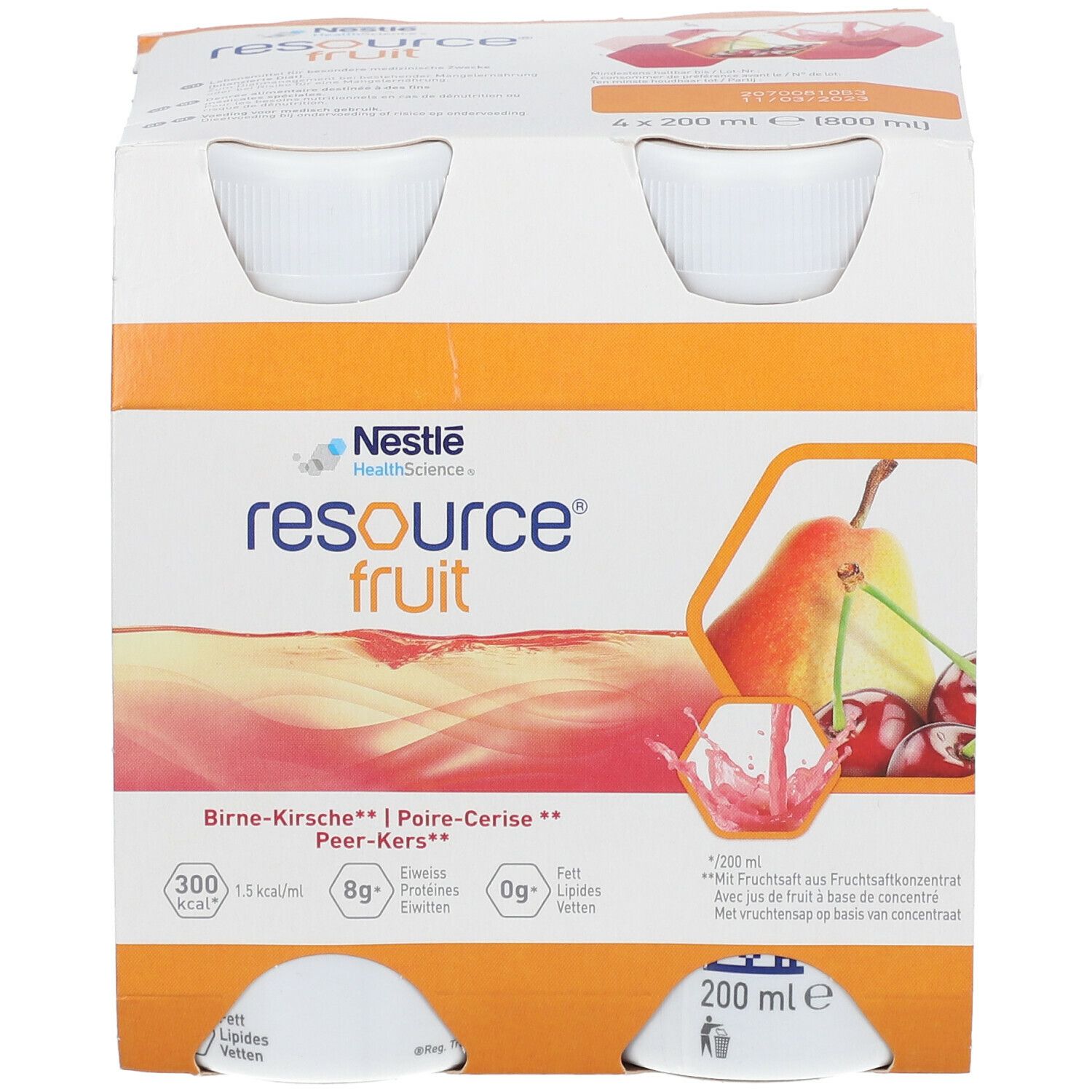 Nestlé resource® fruit Poire-Cerise